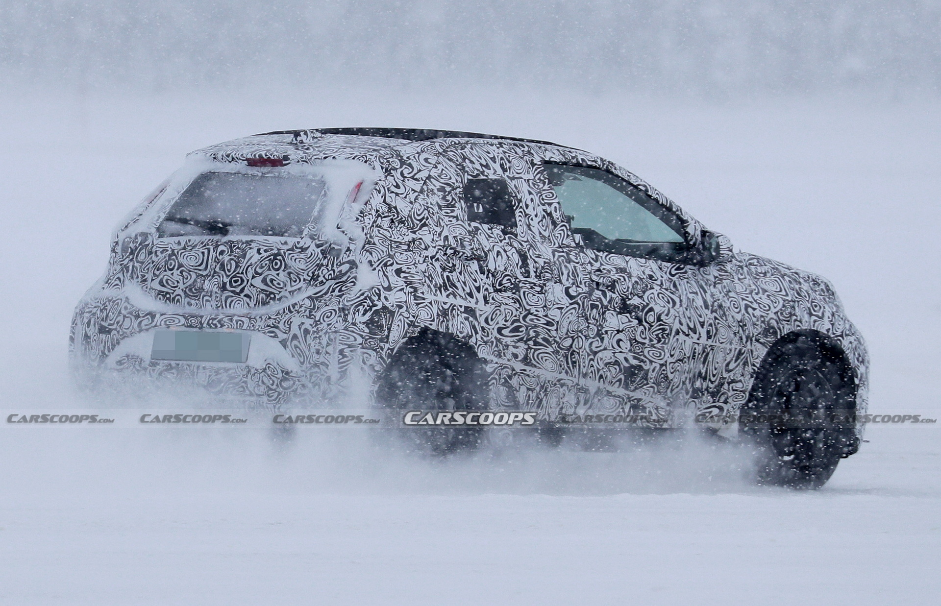 2022 Toyota Aygo Spotted Winter Testing Looking Like The Aygo X Prologue