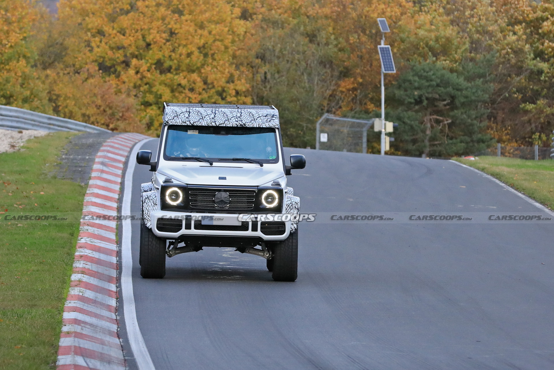 Behold The 2022 Mercedes-AMG G-Class 4×4 Squared Testing At The Nurburgring