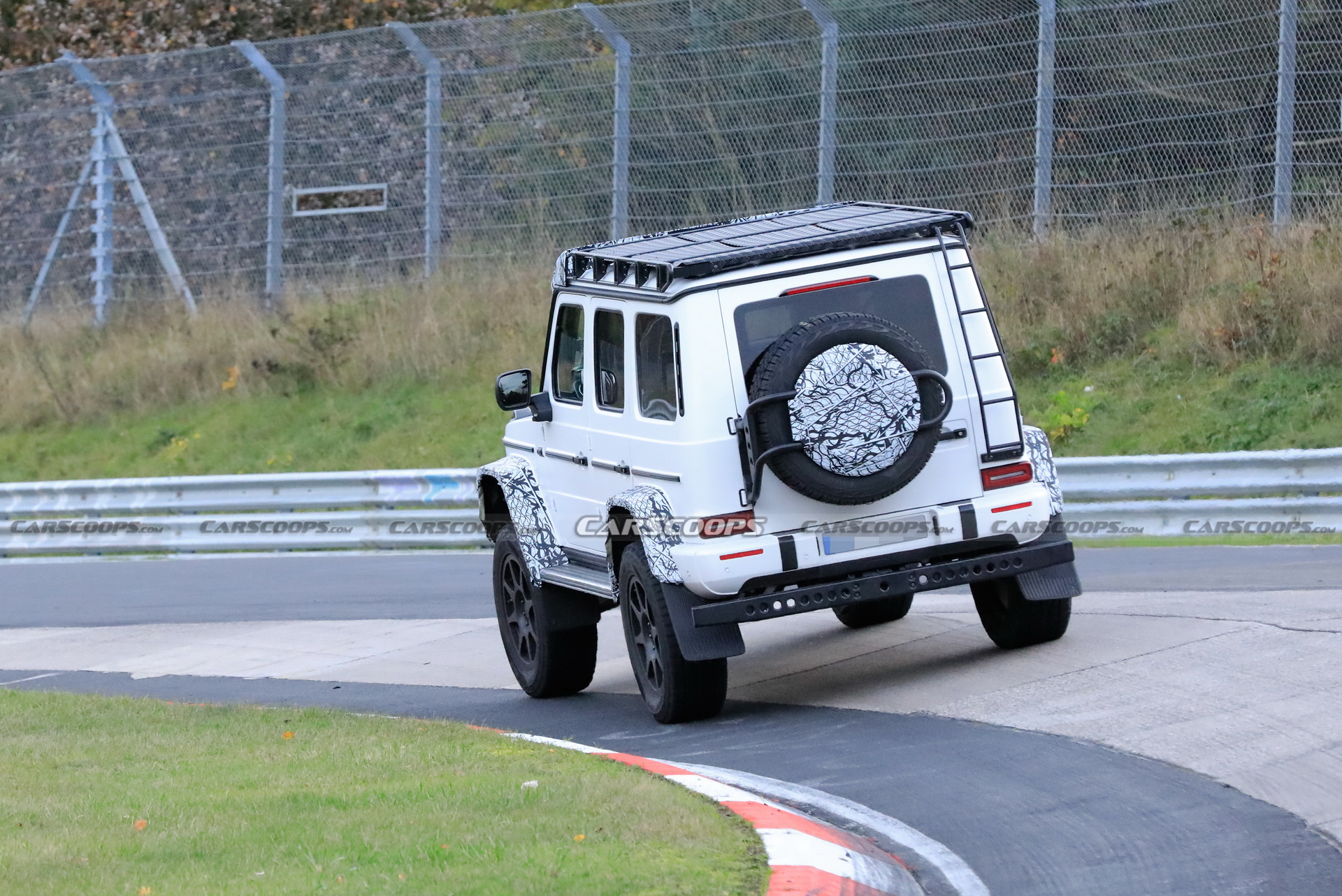 Behold The 2022 Mercedes-AMG G-Class 4×4 Squared Testing At The Nurburgring