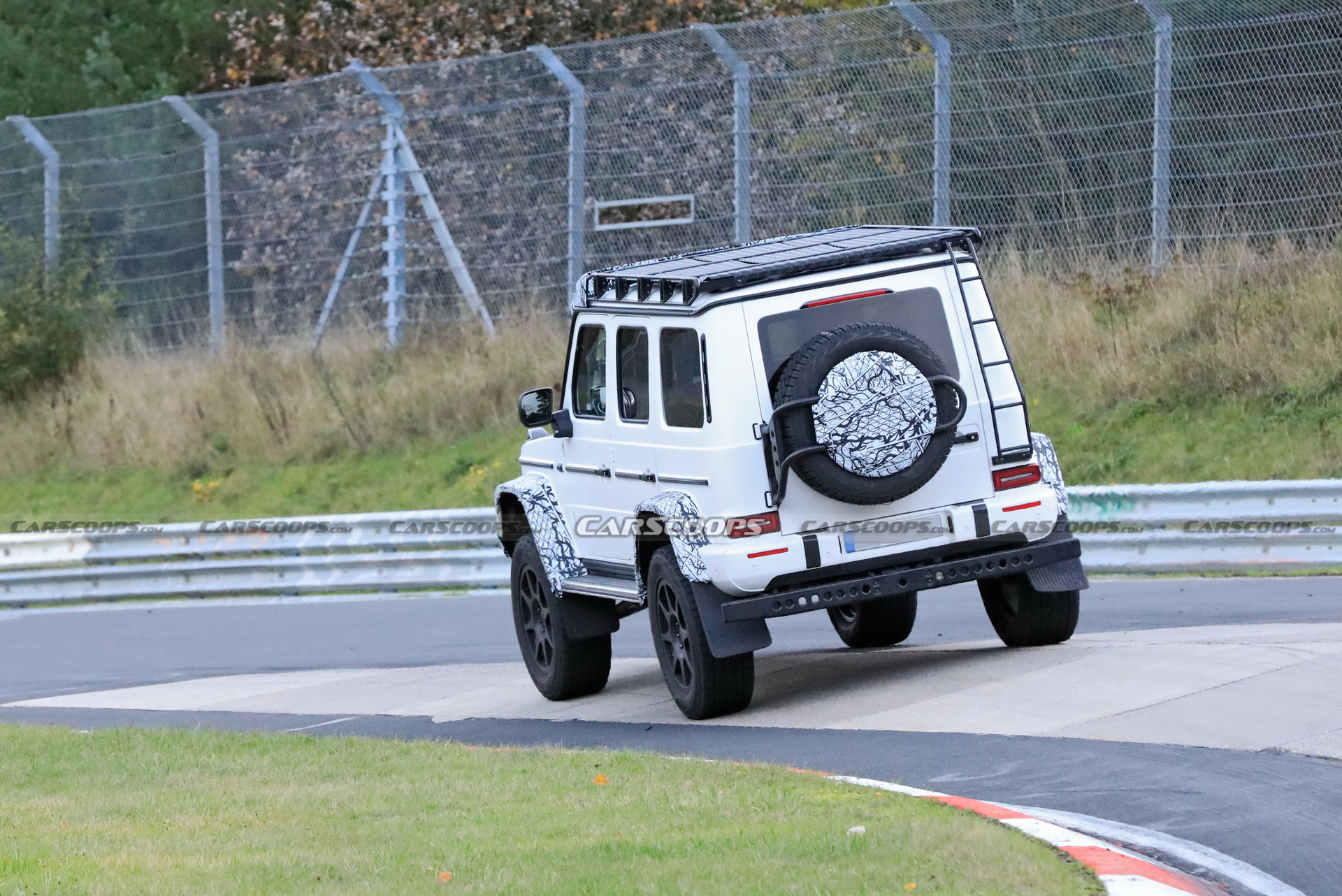 Behold The 2022 Mercedes-AMG G-Class 4×4 Squared Testing At The Nurburgring