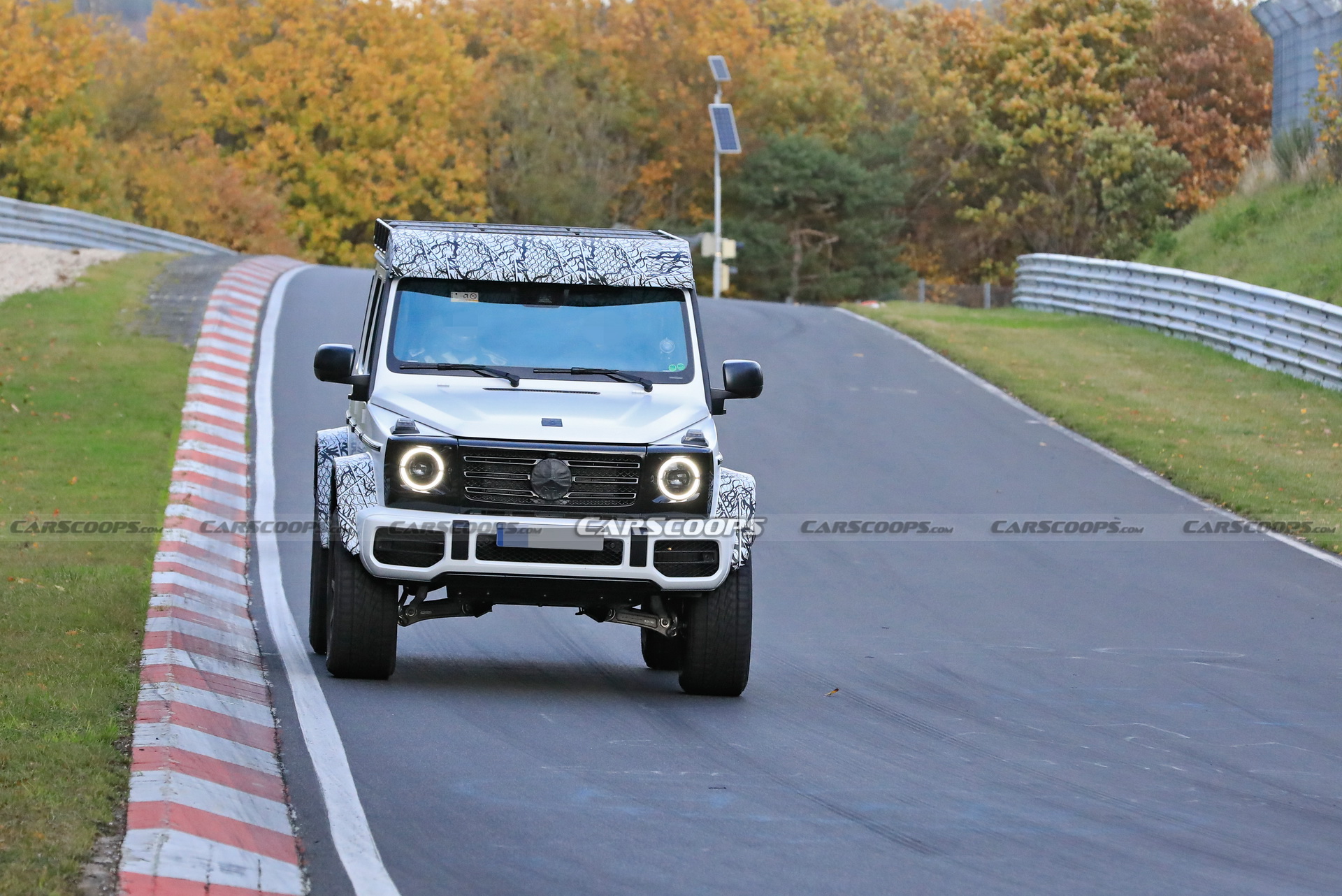 Behold The 2022 Mercedes-AMG G-Class 4×4 Squared Testing At The Nurburgring