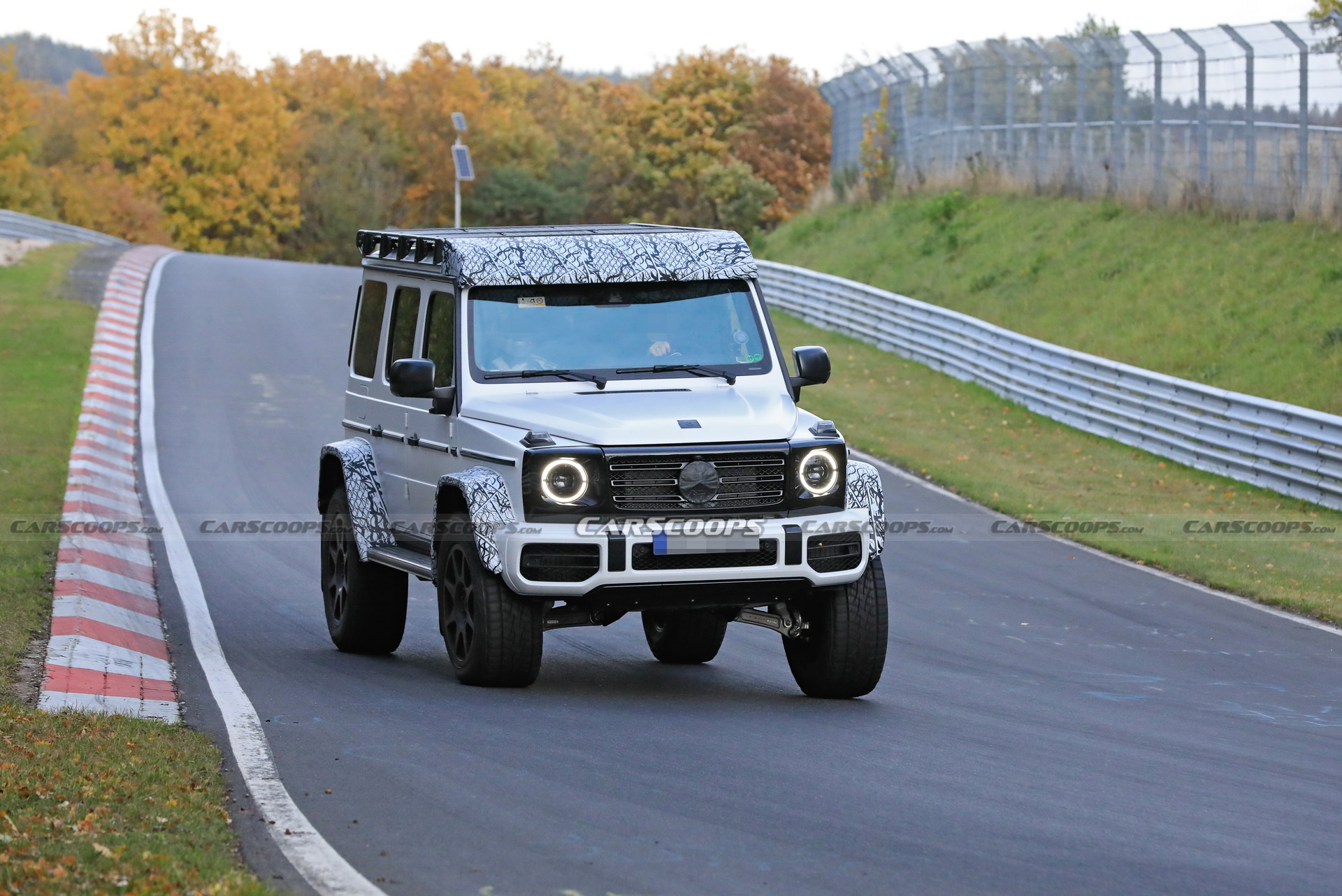 Behold The 2022 Mercedes-AMG G-Class 4×4 Squared Testing At The Nurburgring
