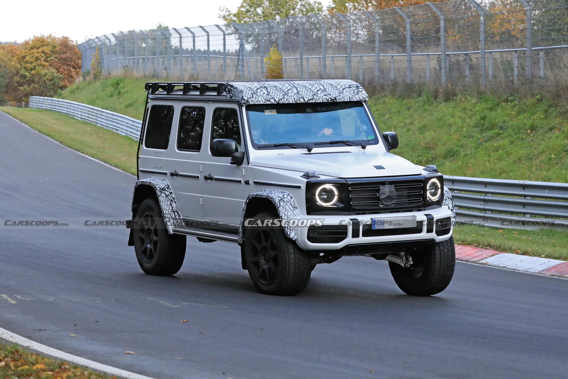 Behold The 2022 Mercedes-AMG G-Class 4×4 Squared Testing At The Nurburgring
