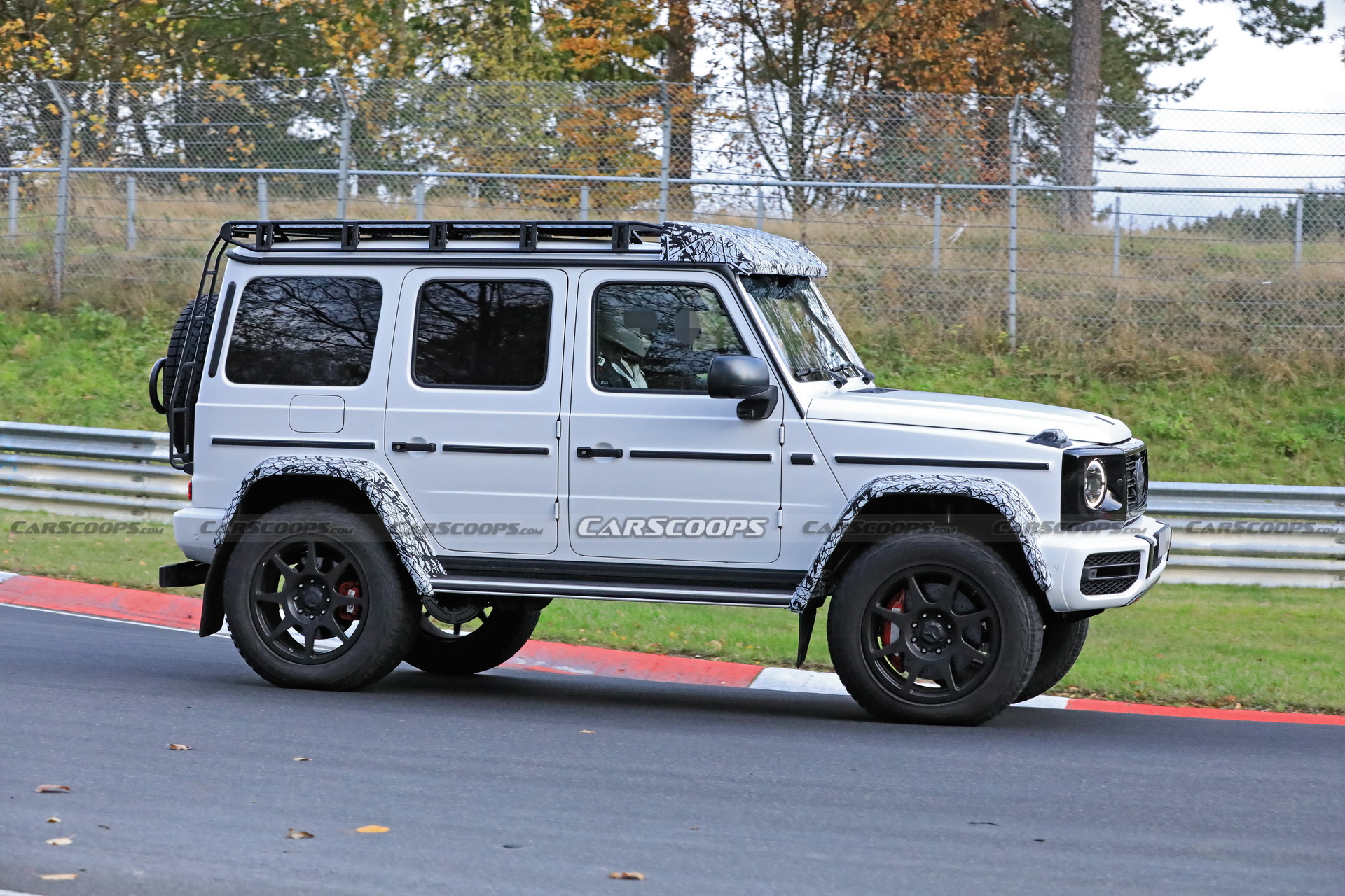 Behold The 2022 Mercedes-AMG G-Class 4×4 Squared Testing At The Nurburgring