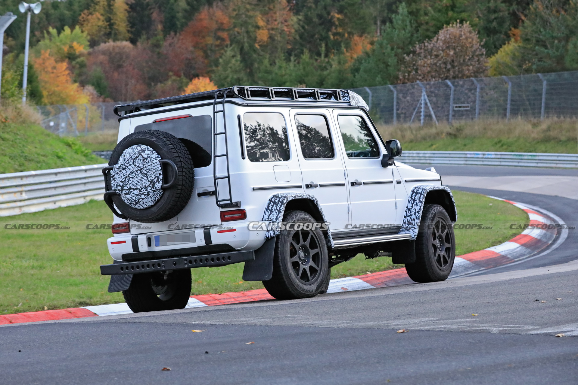 Behold The 2022 Mercedes-AMG G-Class 4×4 Squared Testing At The Nurburgring