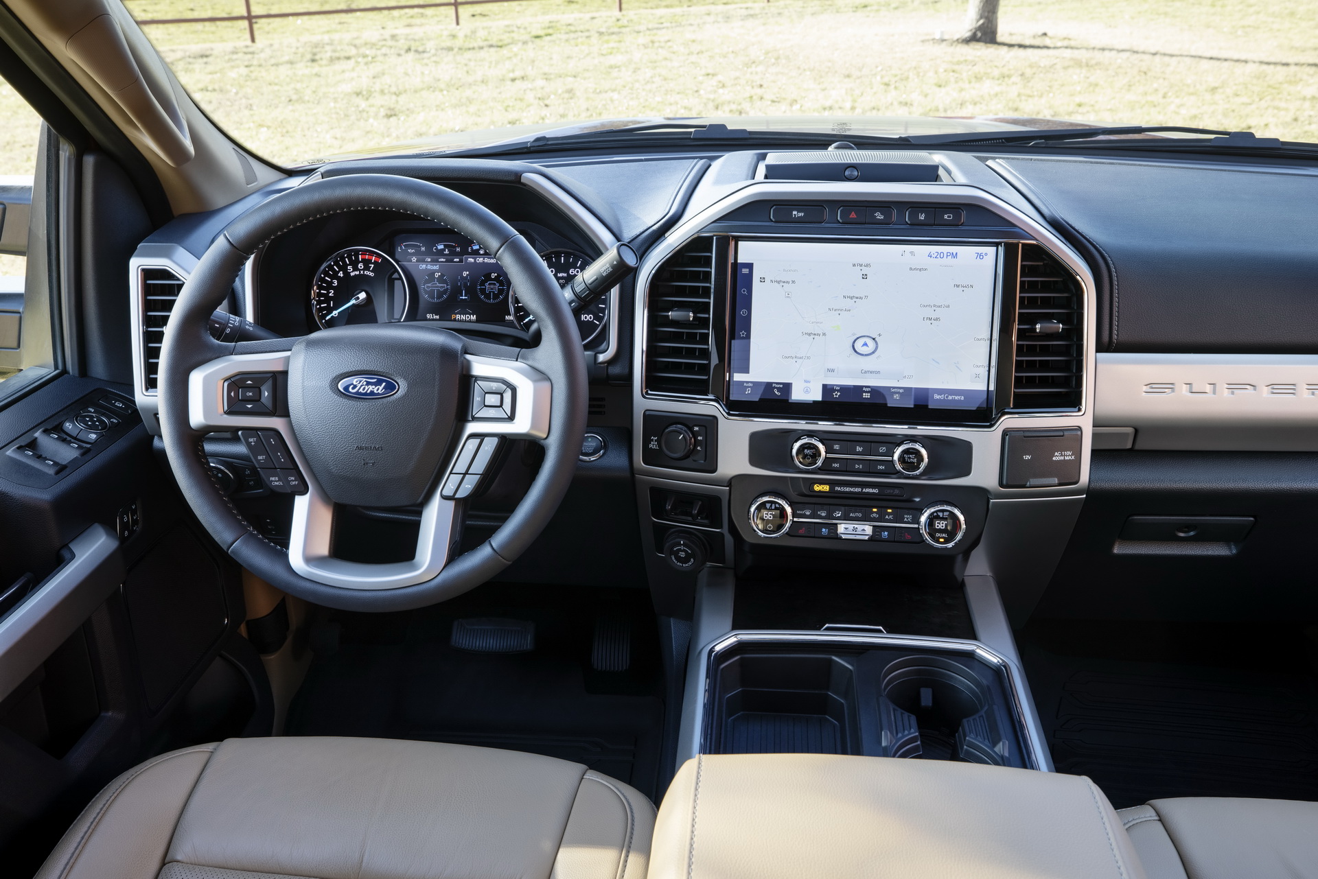 2022 Ford Super Duty Revealed With Less Chrome, New 12-Inch Infotainment System