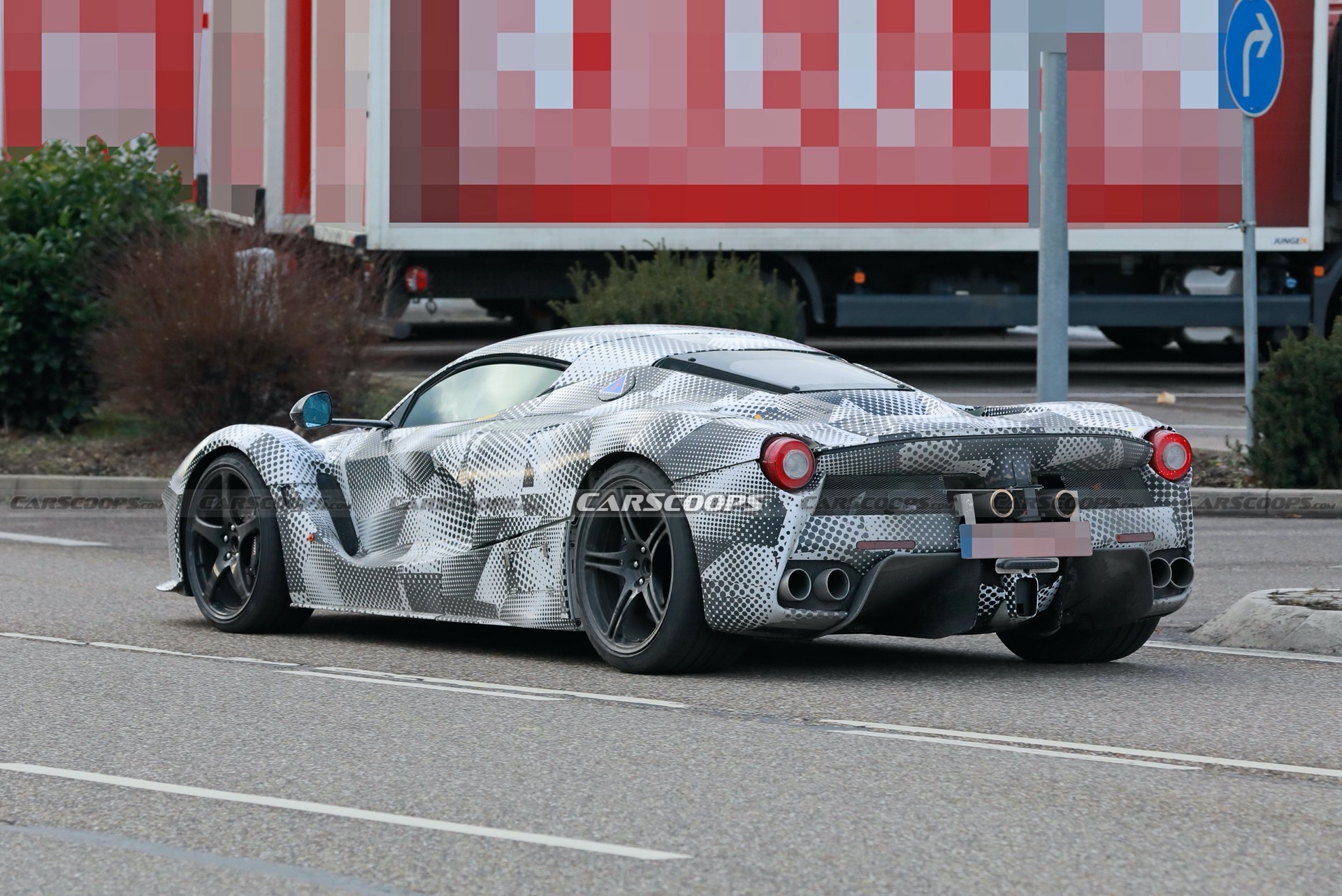 This Mule Could Hide The LaFerrari Replacement, But Will It Have A V12?