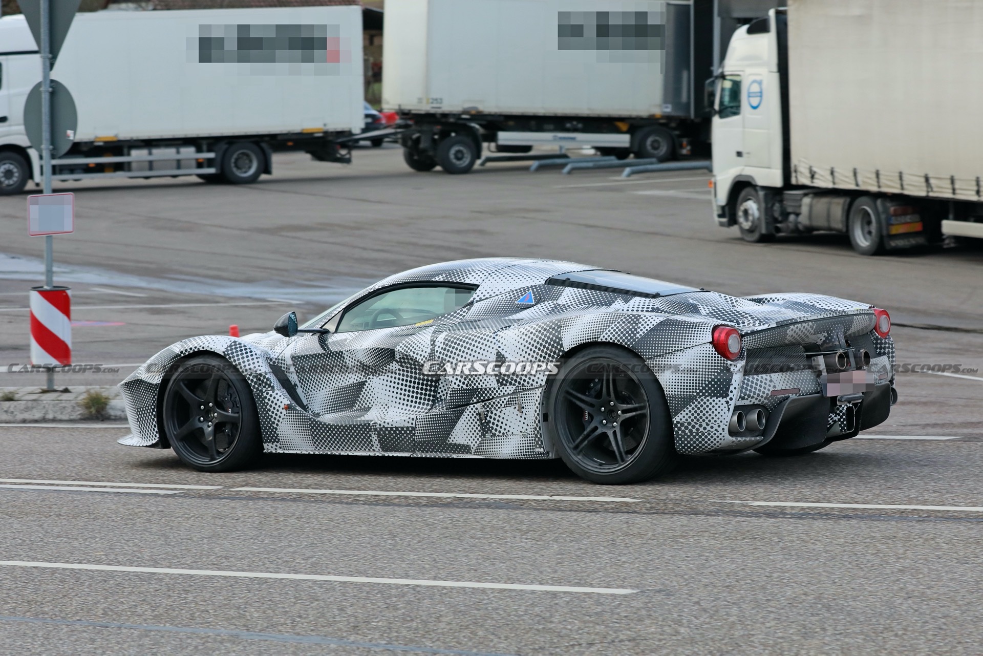 This Mule Could Hide The LaFerrari Replacement, But Will It Have A V12?