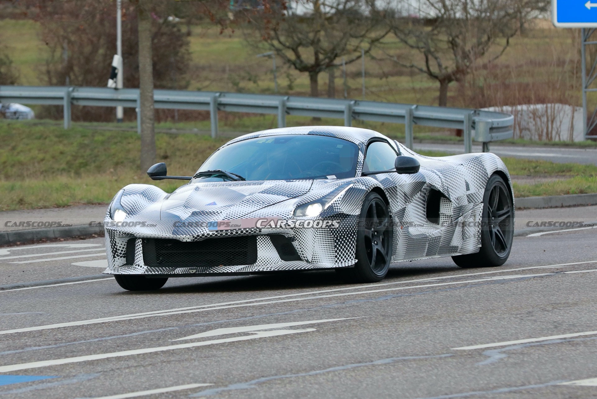 This Mule Could Hide The LaFerrari Replacement, But Will It Have A V12?