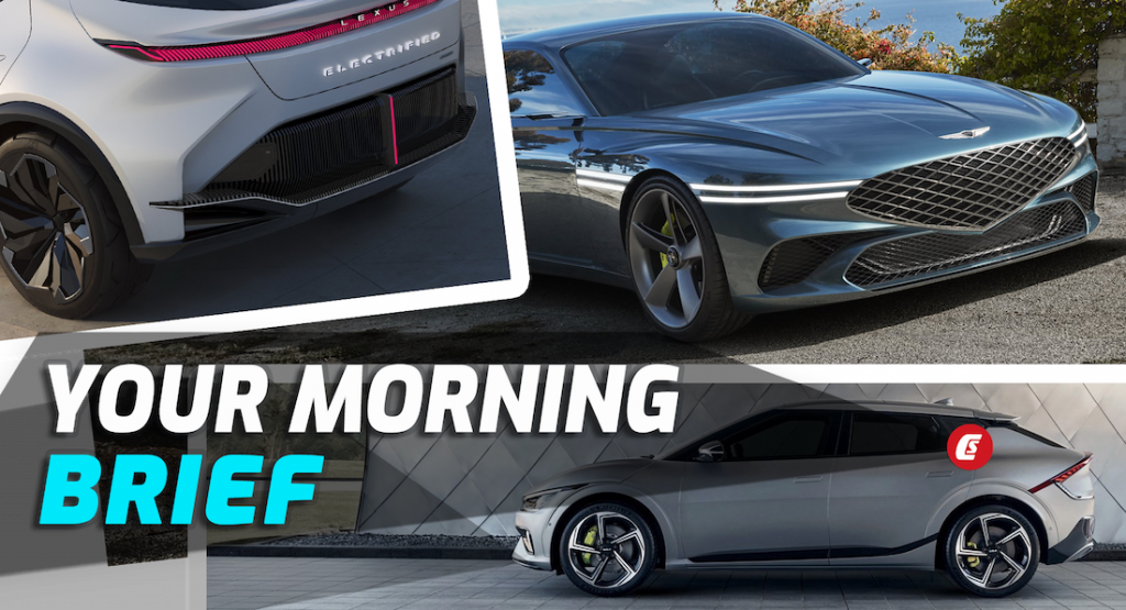 Kia EV6, Lexus LF-Z, Genesis X Coupe, LFA VS Carrera GT V10 Sound-Off, AMG C63 Goes 4 Pot: Your Morning Brief