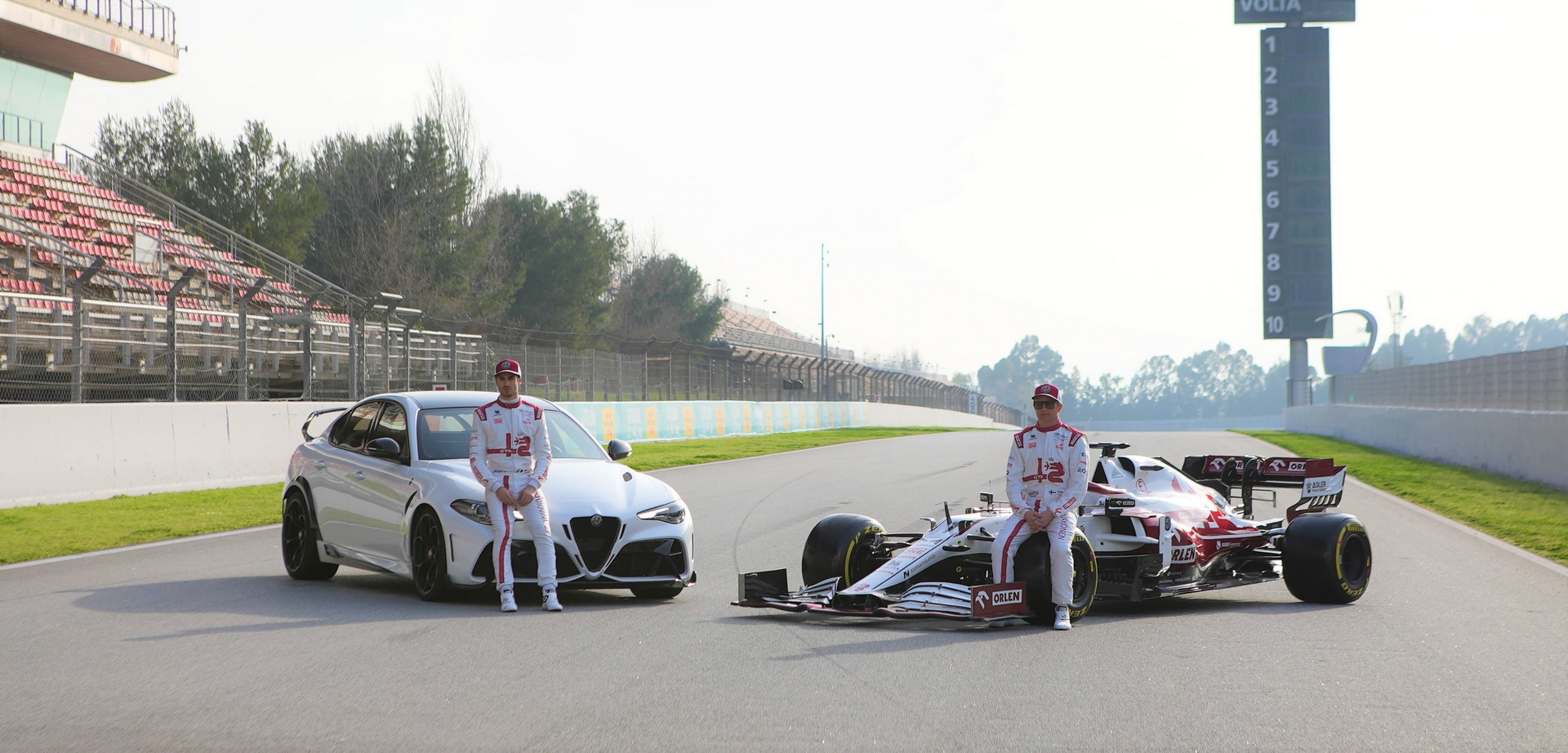 Alfa Romeo’s C41 And Giulia GTAm Take to The Track Ahead Of The Upcoming Formula 1 Season