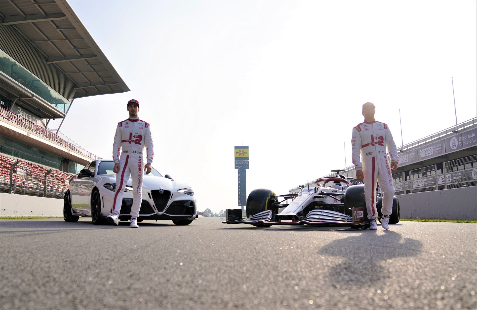 Alfa Romeo’s C41 And Giulia GTAm Take to The Track Ahead Of The Upcoming Formula 1 Season