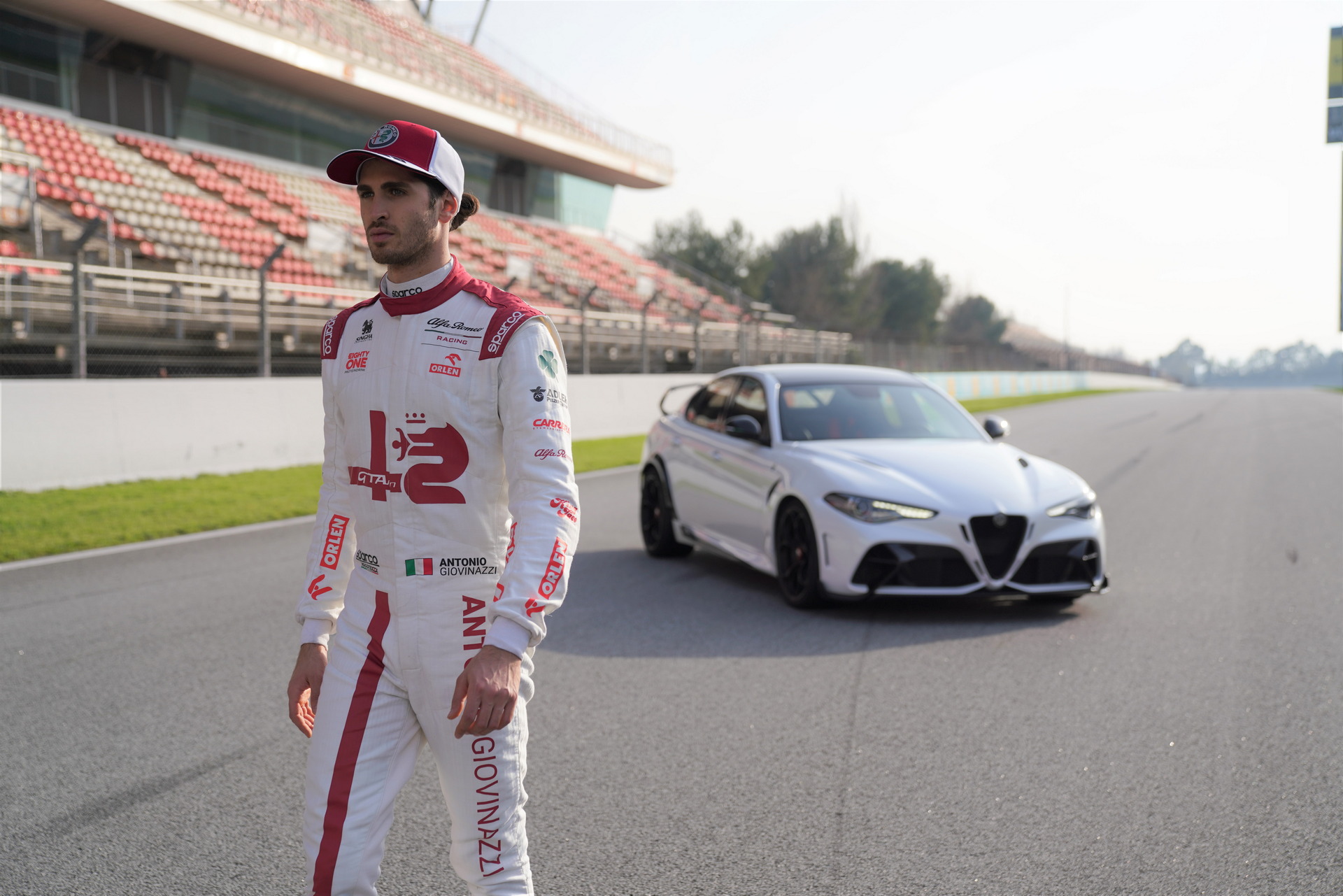 Alfa Romeo’s C41 And Giulia GTAm Take to The Track Ahead Of The Upcoming Formula 1 Season