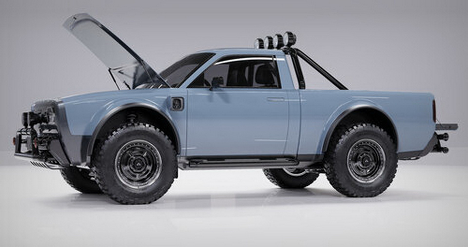 Alpha’s New Wolf Electric Pickup Looks Like It Came Back From The Future