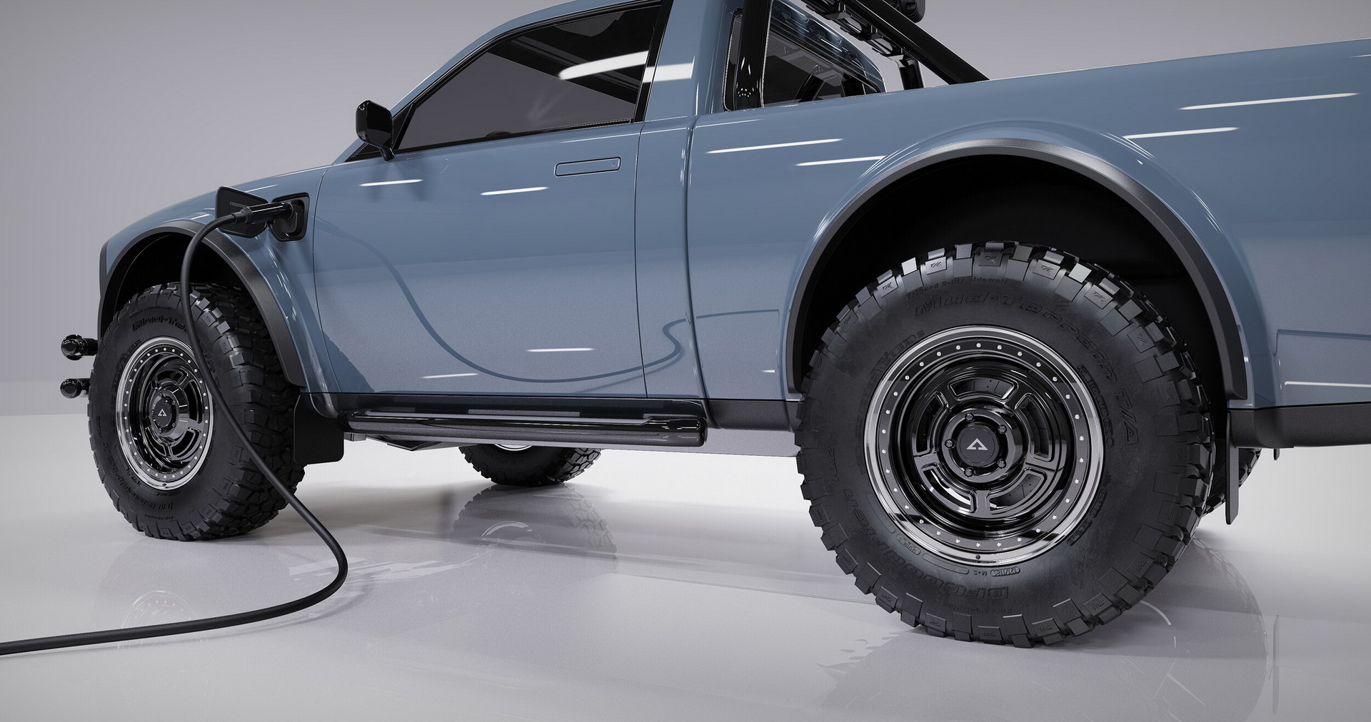 Alpha’s New Wolf Electric Pickup Looks Like It Came Back From The Future