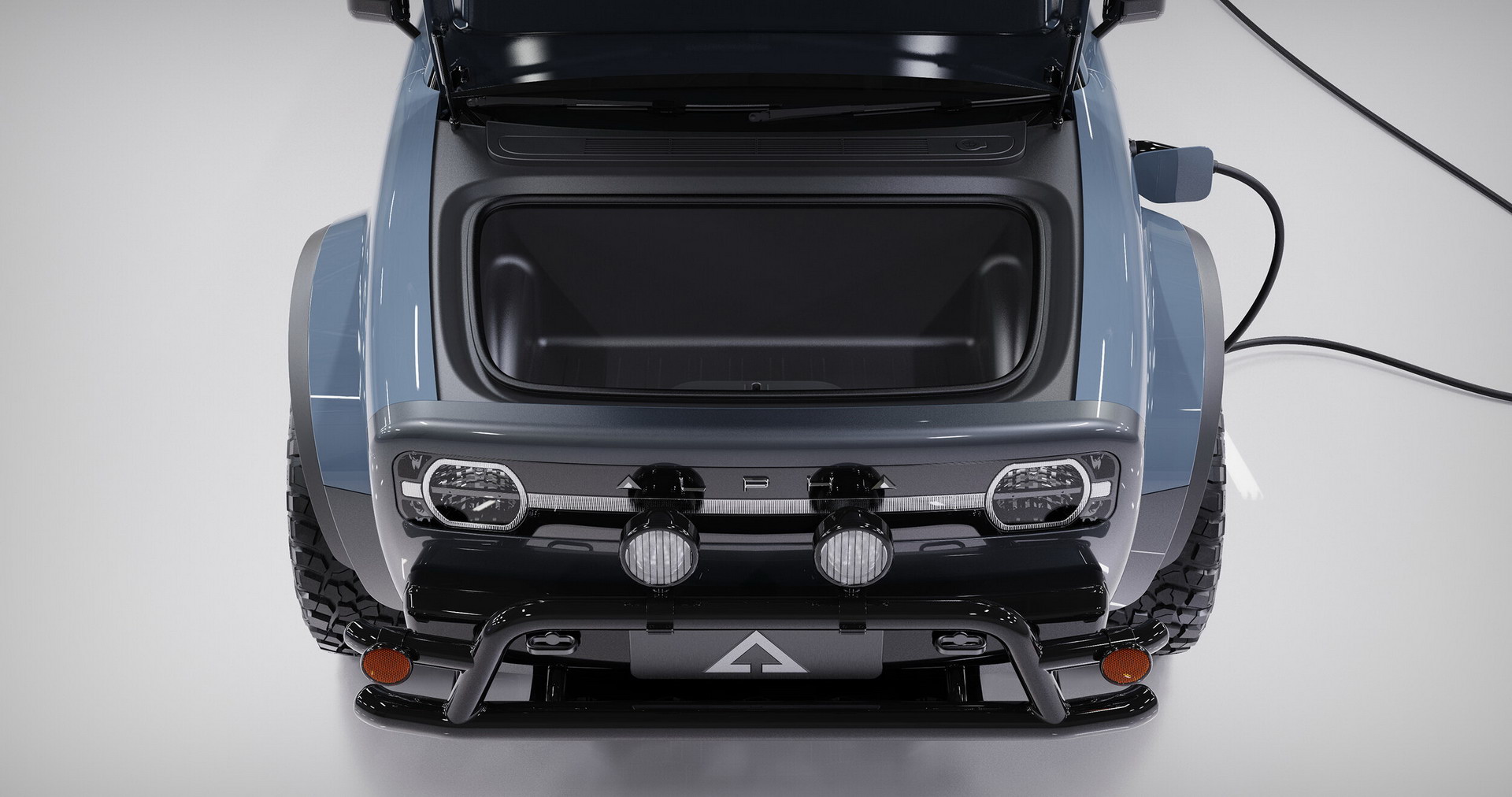 Alpha’s New Wolf Electric Pickup Looks Like It Came Back From The Future