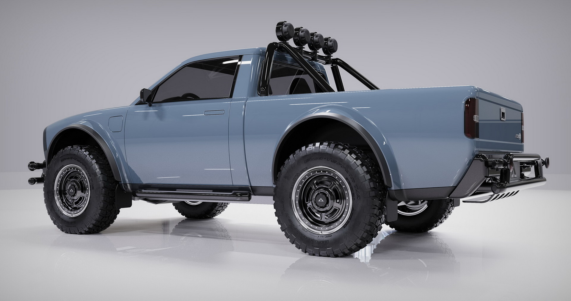 Alpha’s New Wolf Electric Pickup Looks Like It Came Back From The Future