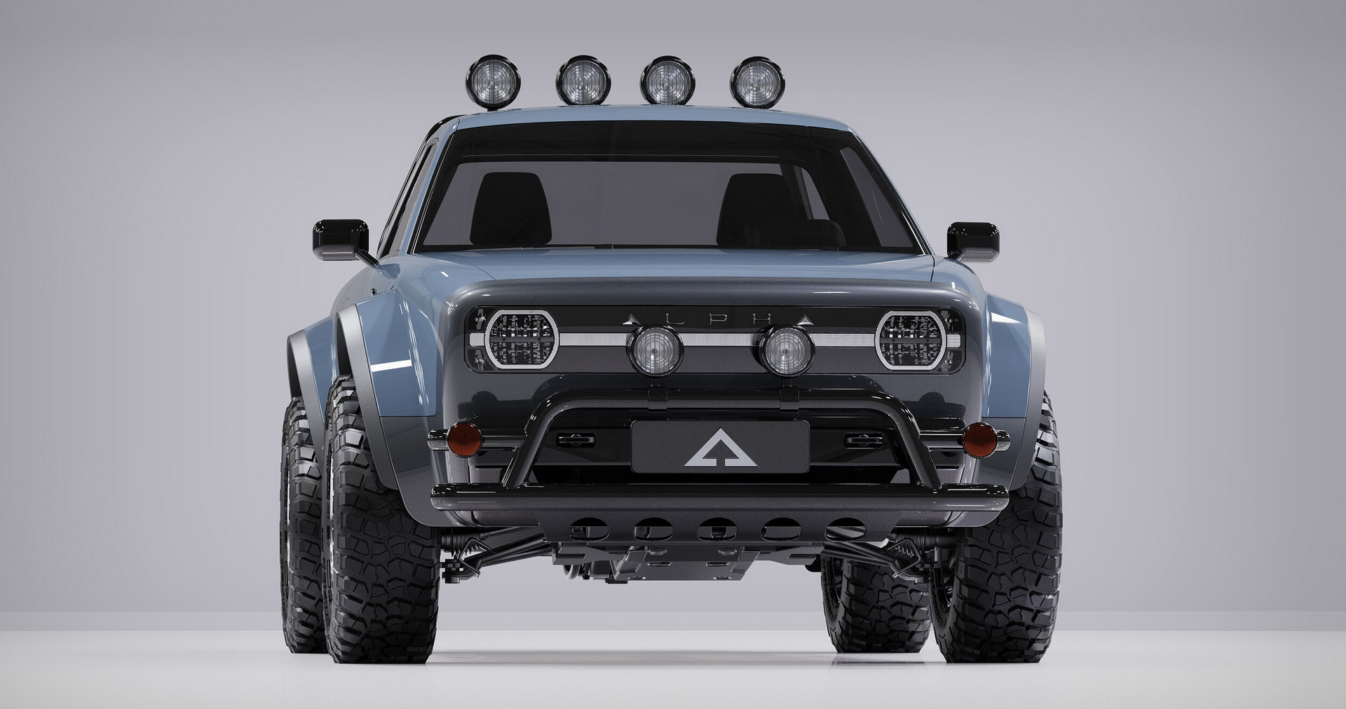 Alpha’s New Wolf Electric Pickup Looks Like It Came Back From The Future