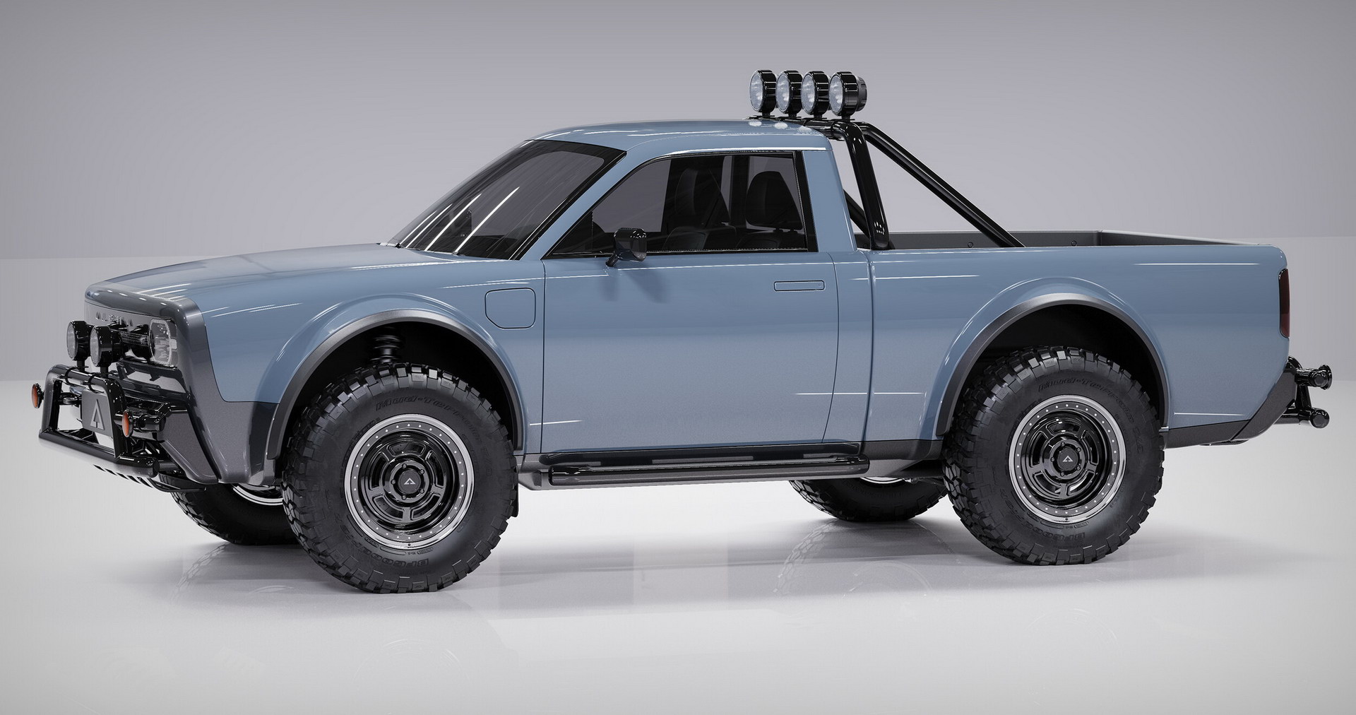 Alpha’s New Wolf Electric Pickup Looks Like It Came Back From The Future