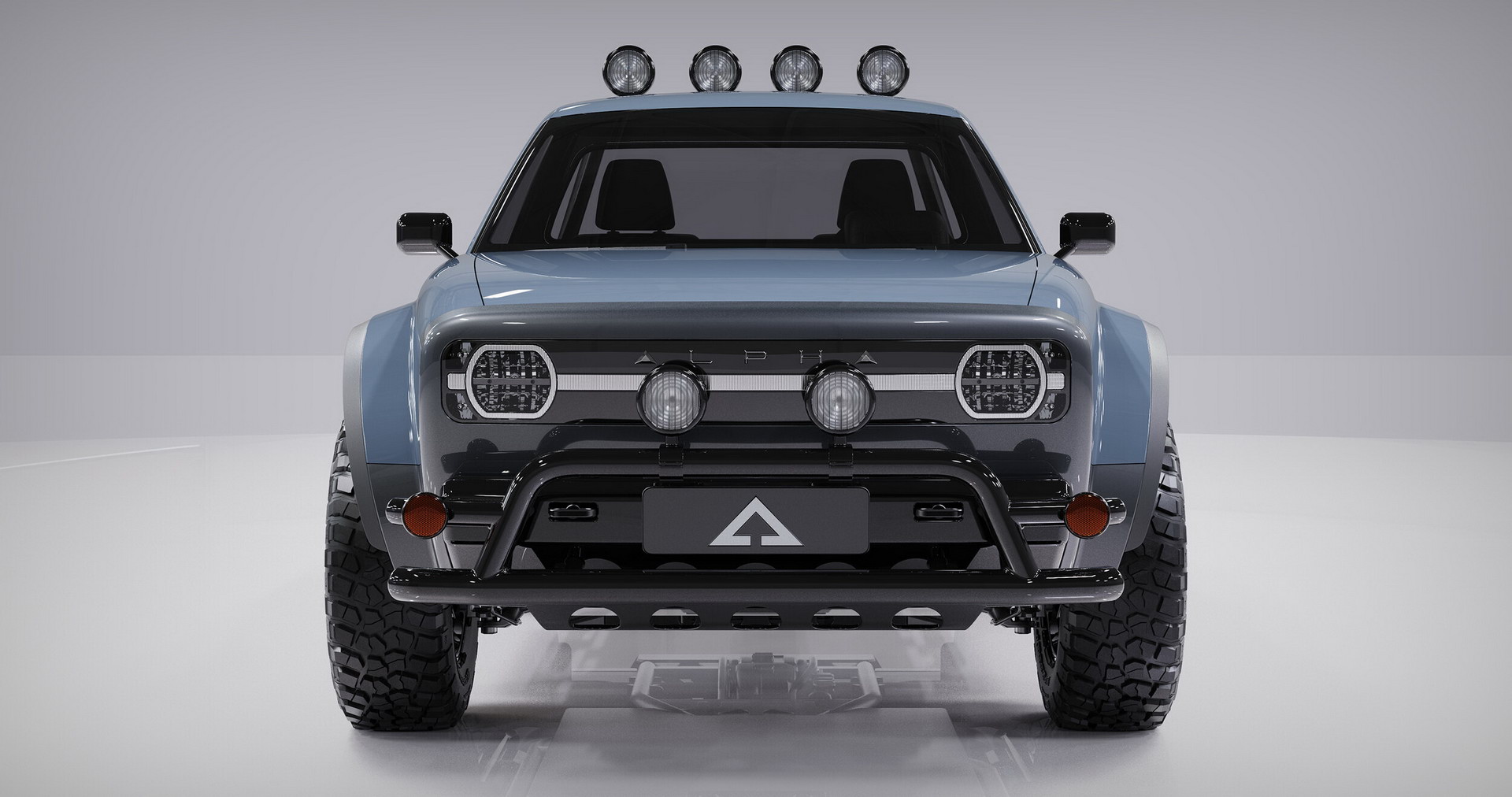 Alpha’s New Wolf Electric Pickup Looks Like It Came Back From The Future