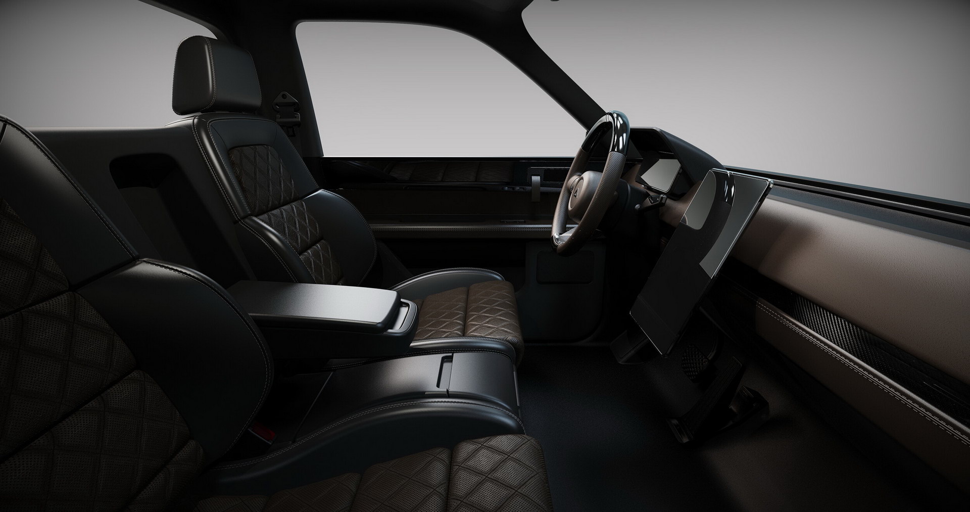 Alpha’s New Wolf Electric Pickup Looks Like It Came Back From The Future