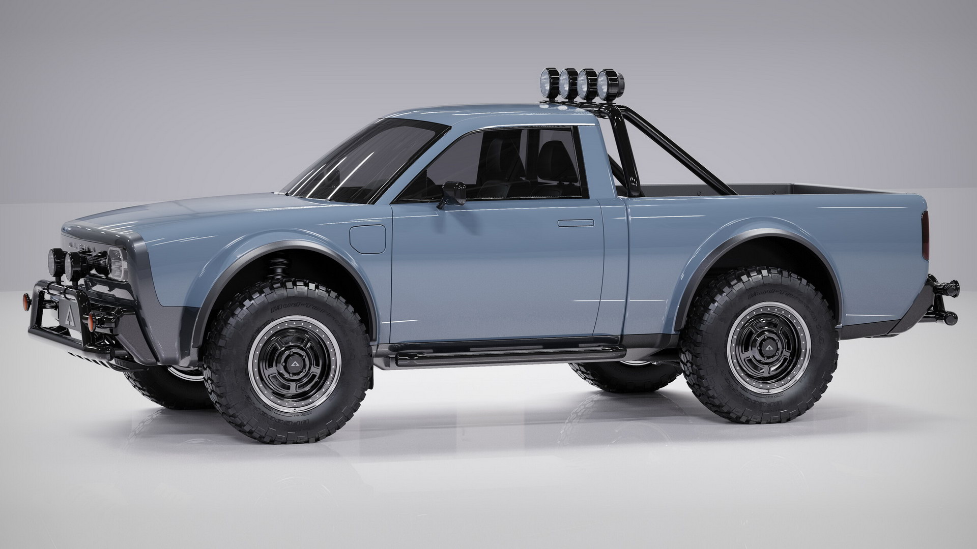 Alpha’s New Wolf Electric Pickup Looks Like It Came Back From The Future