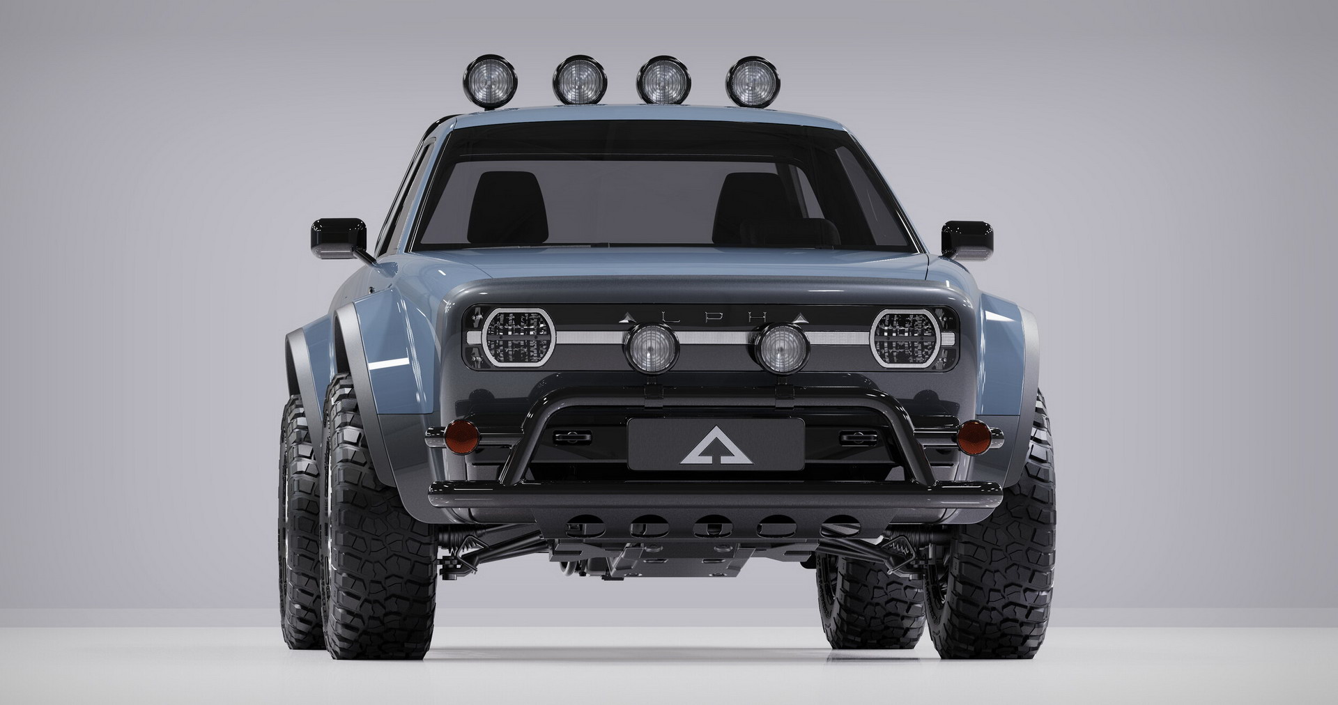 Alpha’s New Wolf Electric Pickup Looks Like It Came Back From The Future