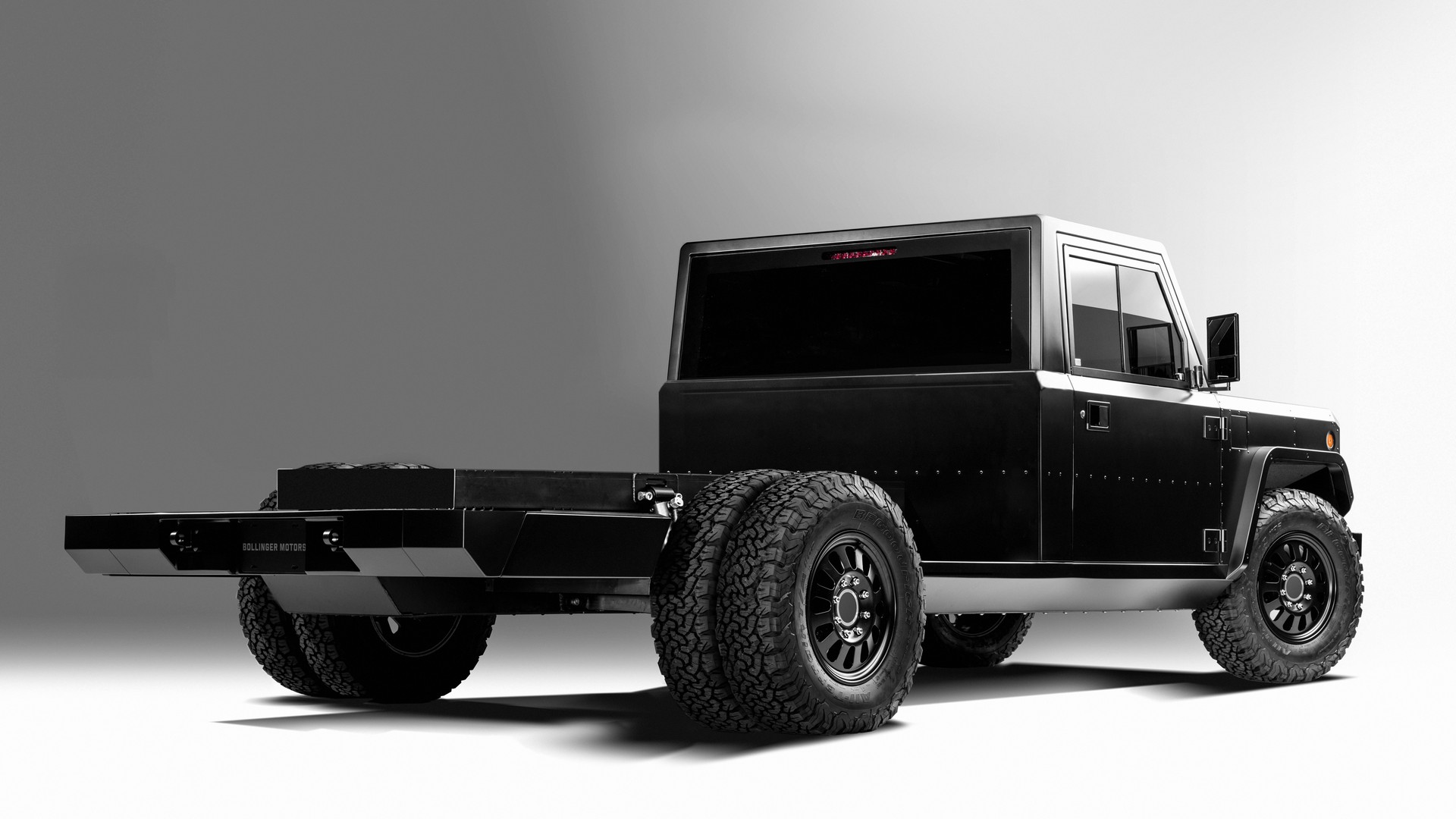 Bollinger B2 Chass-E Cab Getting Rear-Wheel Drive And Dually Variants