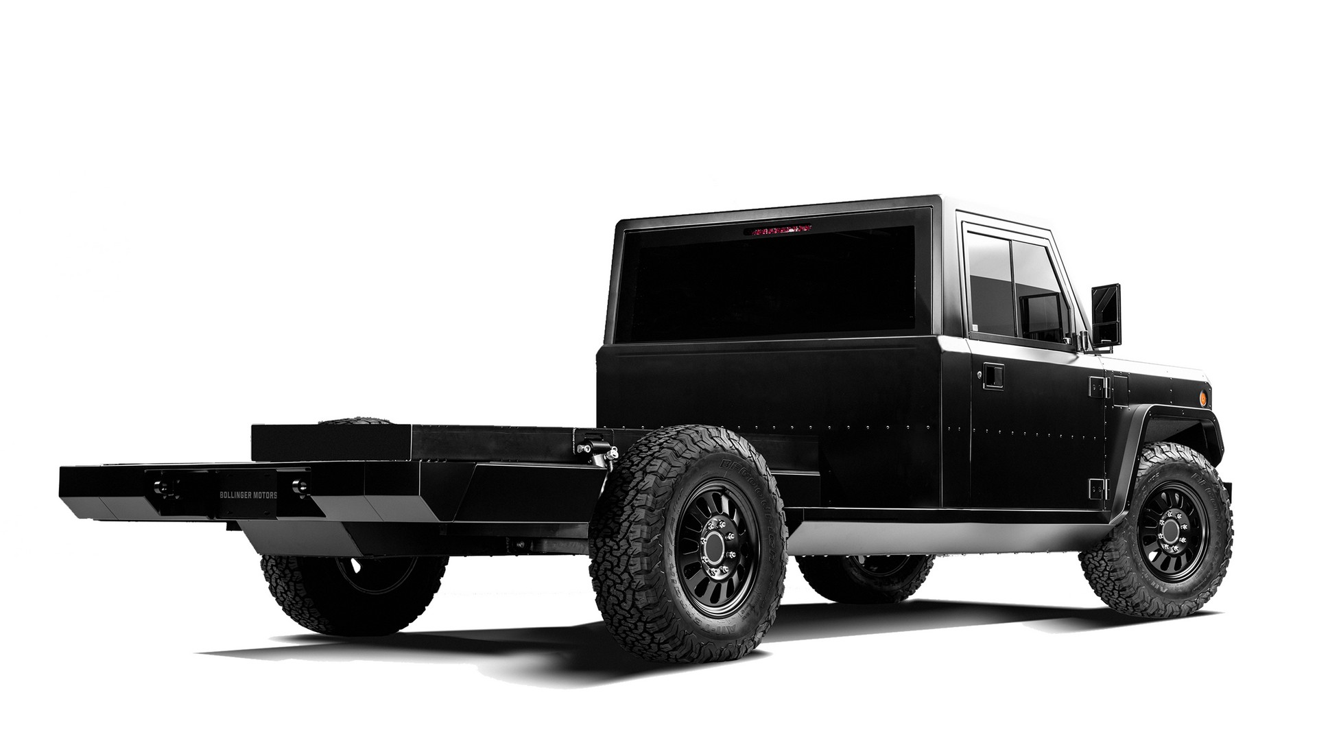 Bollinger B2 Chass-E Cab Getting Rear-Wheel Drive And Dually Variants