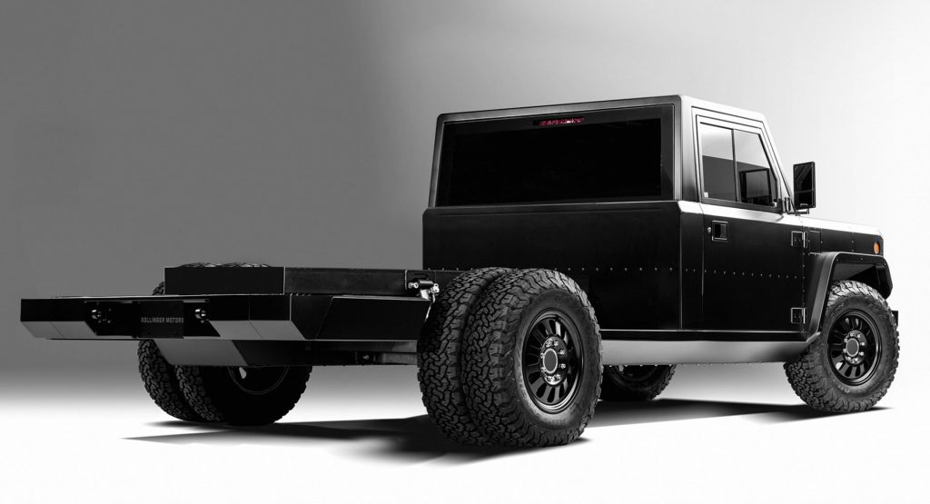 Bollinger B2 Chass-E Cab Getting Rear-Wheel Drive And Dually Variants