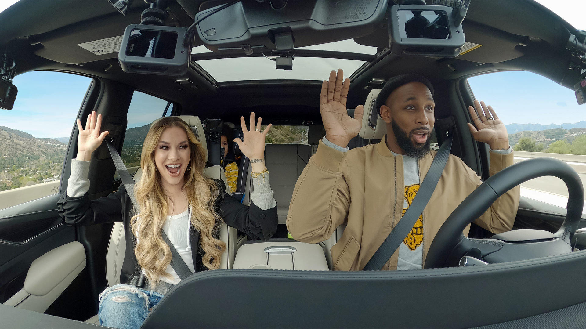 Celebrities Sample Super Cruise In The 2021 Cadillac Escalade