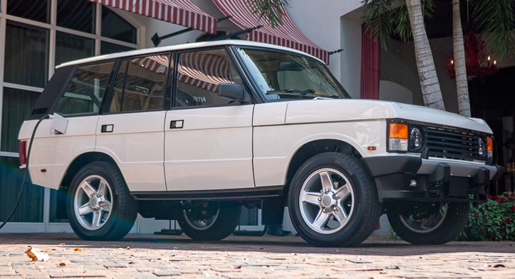  Classic Range Rover Electromod Is Powered By A Tesla Drivetrain And Can Hit 60MPH In 5.2 Sec