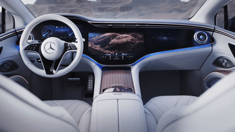 The 2022 Mercedes-Benz EQS Flagship Electric Sedan Has A Bonkers 56