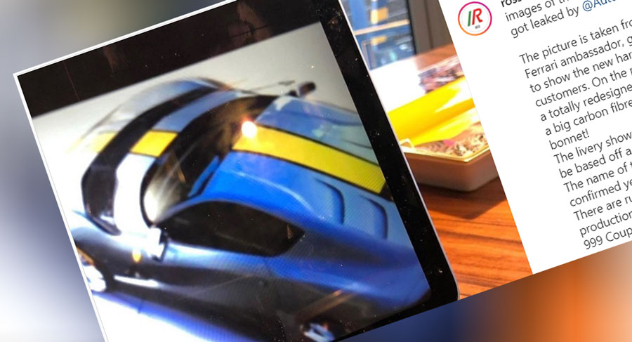 Is This The Ferrari 812 “Versione Speciale” And What Happened To Its Rear Window?