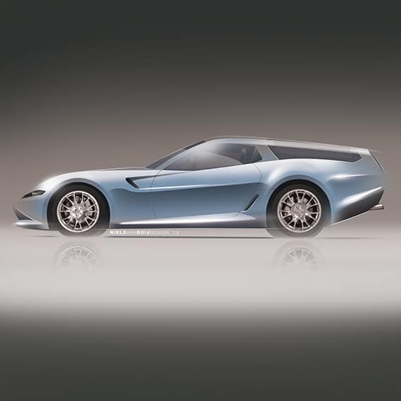 Get A Better Look At The Coachbuilt Daytona Shooting Brake Hommage