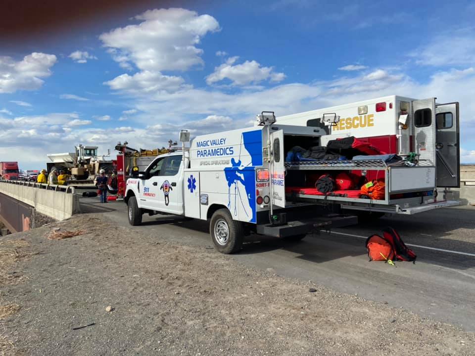 Pickup Truck Left Dangling Above Idaho Gorge In Terrifying Accident