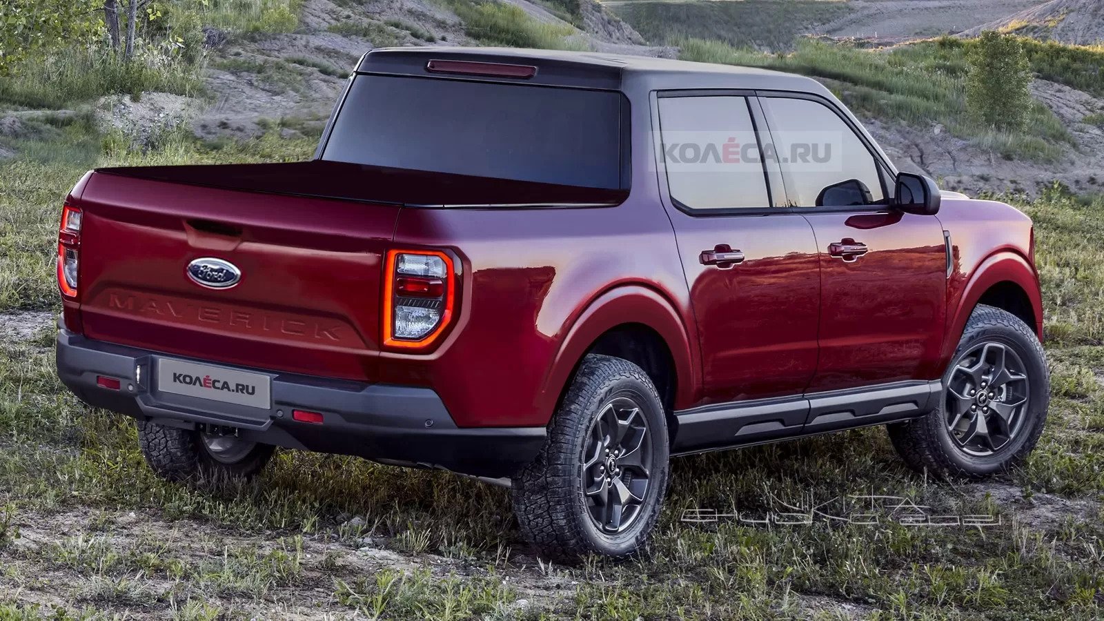 The 2022 Ford Maverick Compact Pickup Illustrated To Reality Carscoops