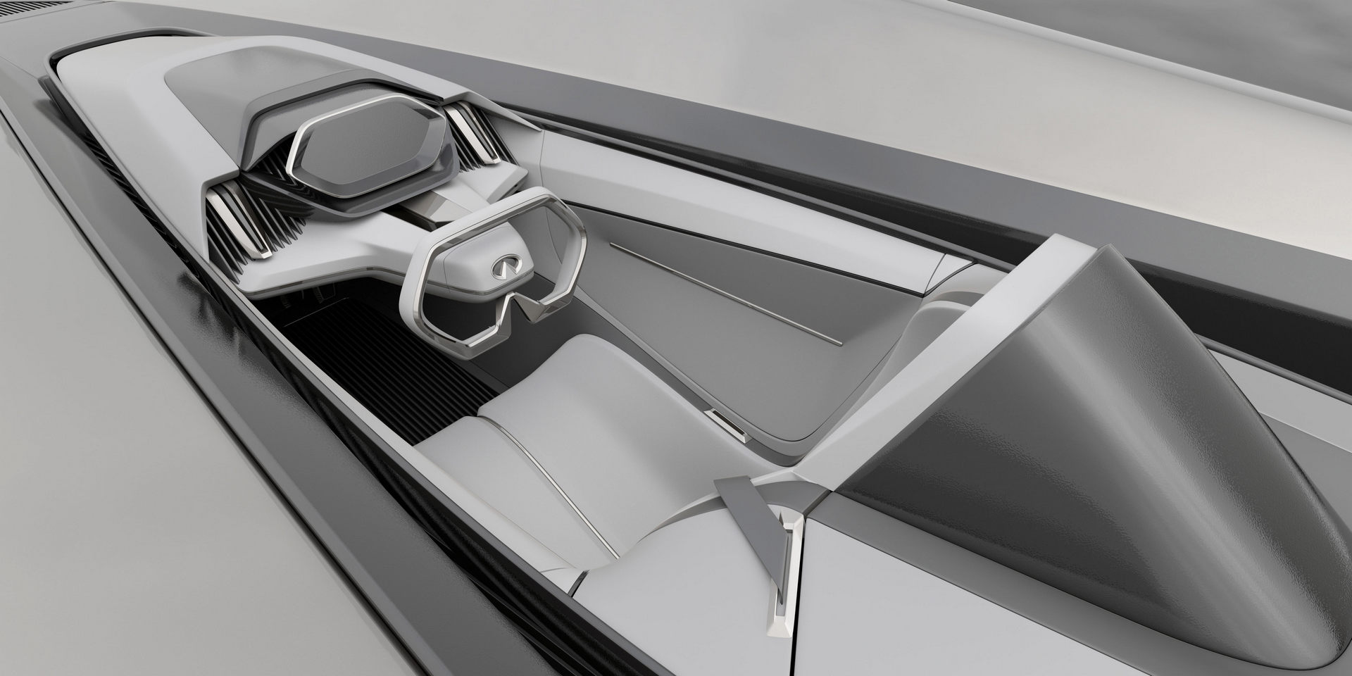 Infiniti QF Inspiration Concept Is A Single-Seat Supercar From The Future