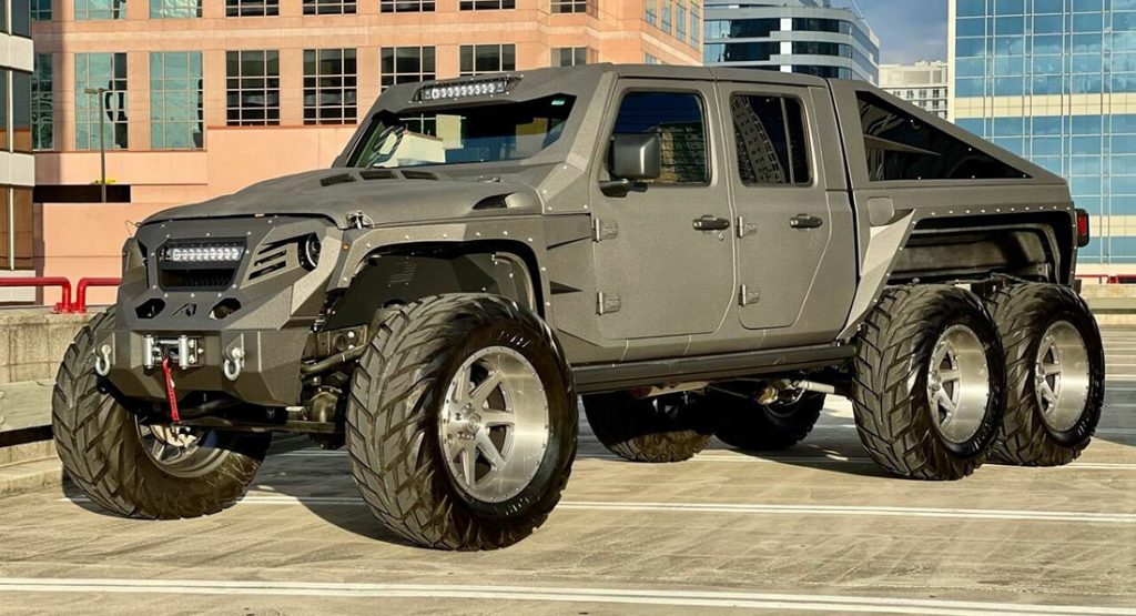 Jeep-Based Apocolypse Hellfire 6×6 Has A 750 HP V8 And A $200,000 Price Tag  | Carscoops