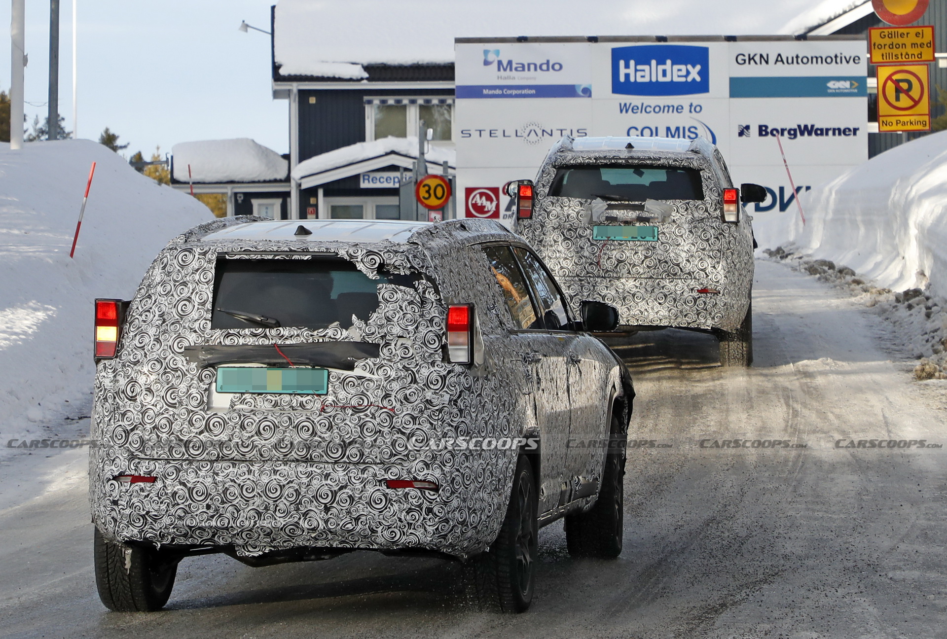 Jeep’s Compass-Based Seven-Seater Spied Testing In Northern Sweden