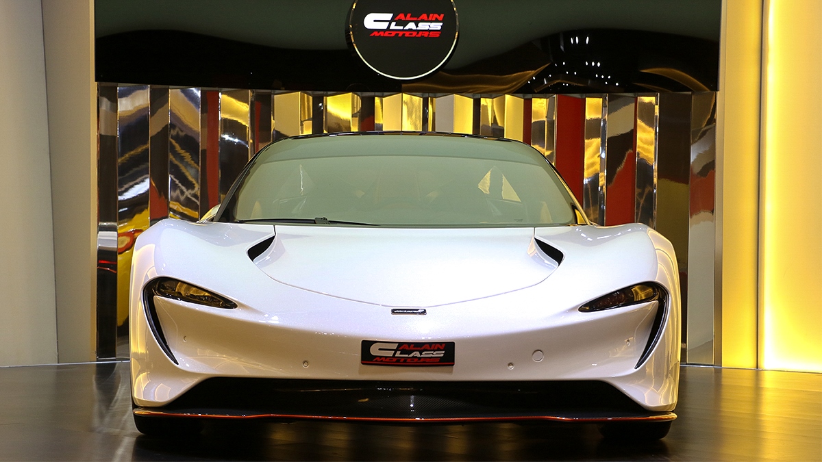 Care For A Freshly-Delivered McLaren Speedtail With A Wood Grain Steering Wheel?