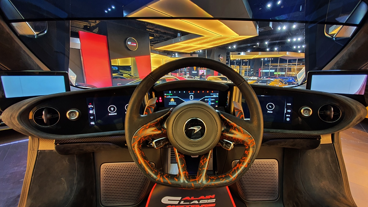 Care For A Freshly-Delivered McLaren Speedtail With A Wood Grain Steering Wheel?