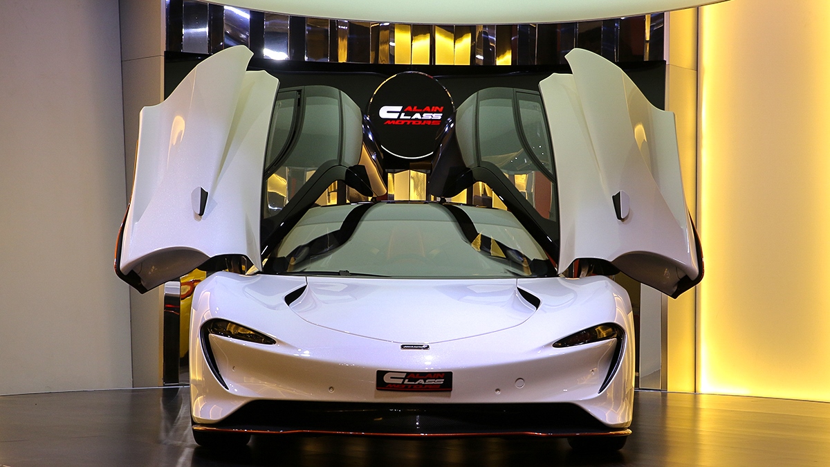 Care For A Freshly-Delivered McLaren Speedtail With A Wood Grain Steering Wheel?