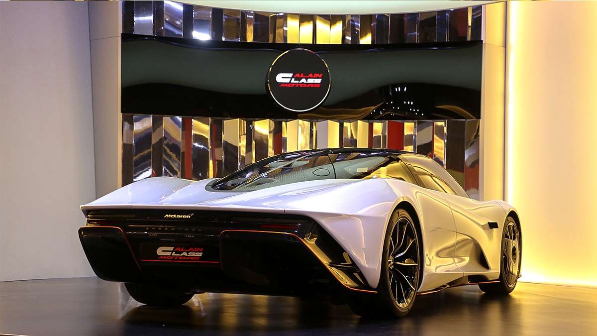 Care For A Freshly-Delivered McLaren Speedtail With A Wood Grain Steering Wheel?