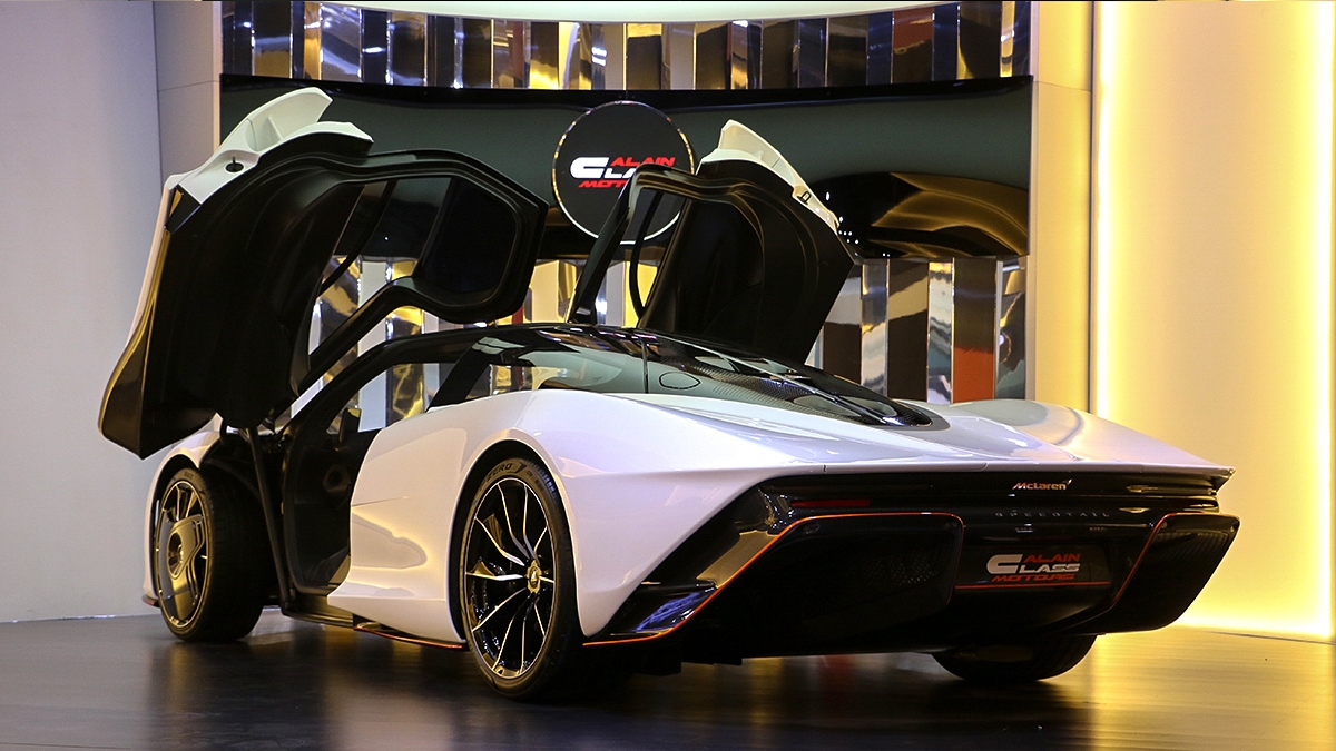 Care For A Freshly-Delivered McLaren Speedtail With A Wood Grain Steering Wheel?