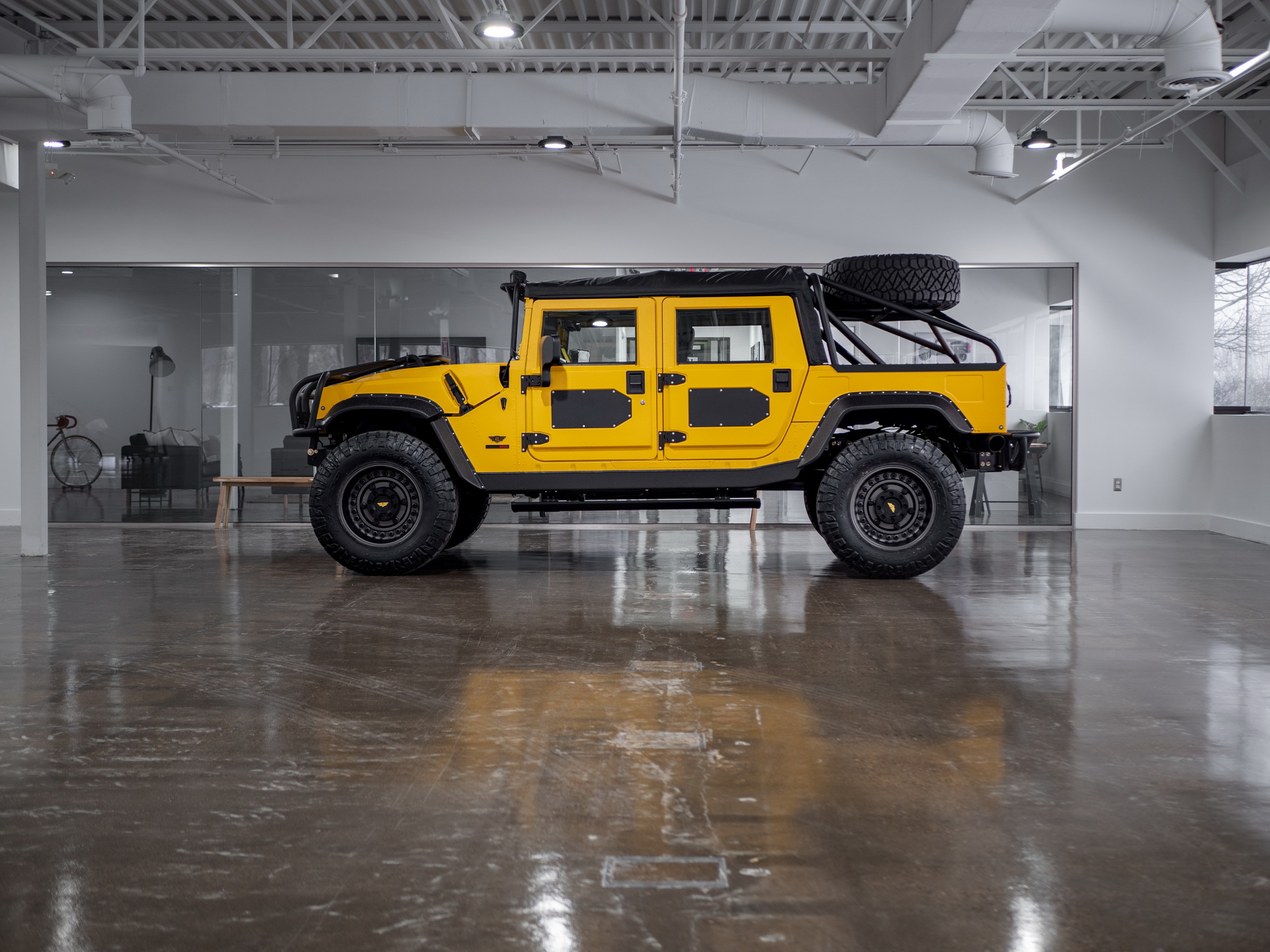 Mil-Spec’s First Hummer M1-R Is A Bright Yellow 800 HP Supertruck With A $400k Price Tag