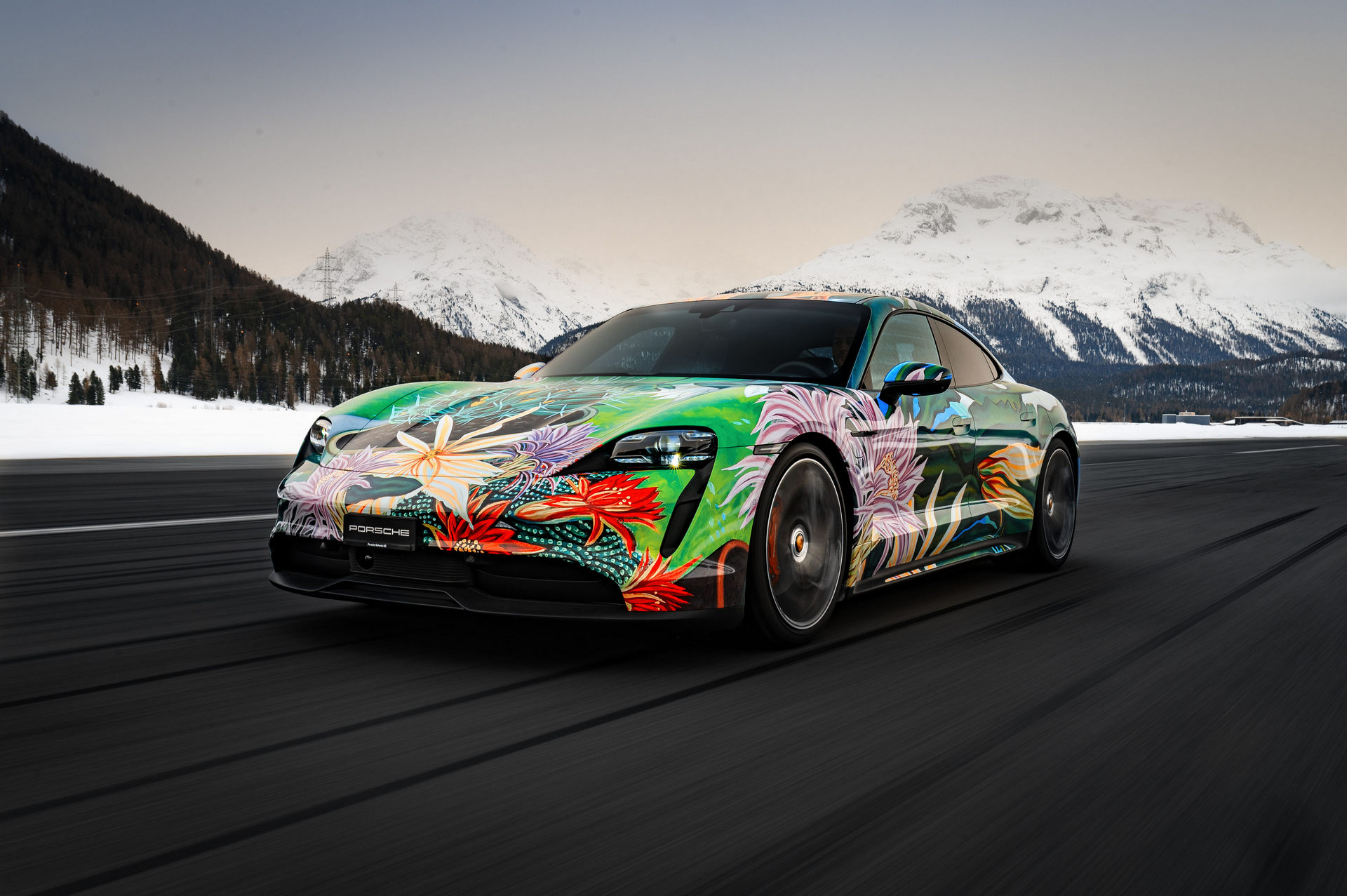 Porsche Taycan 4S Art Car Heading To Auction Next Month