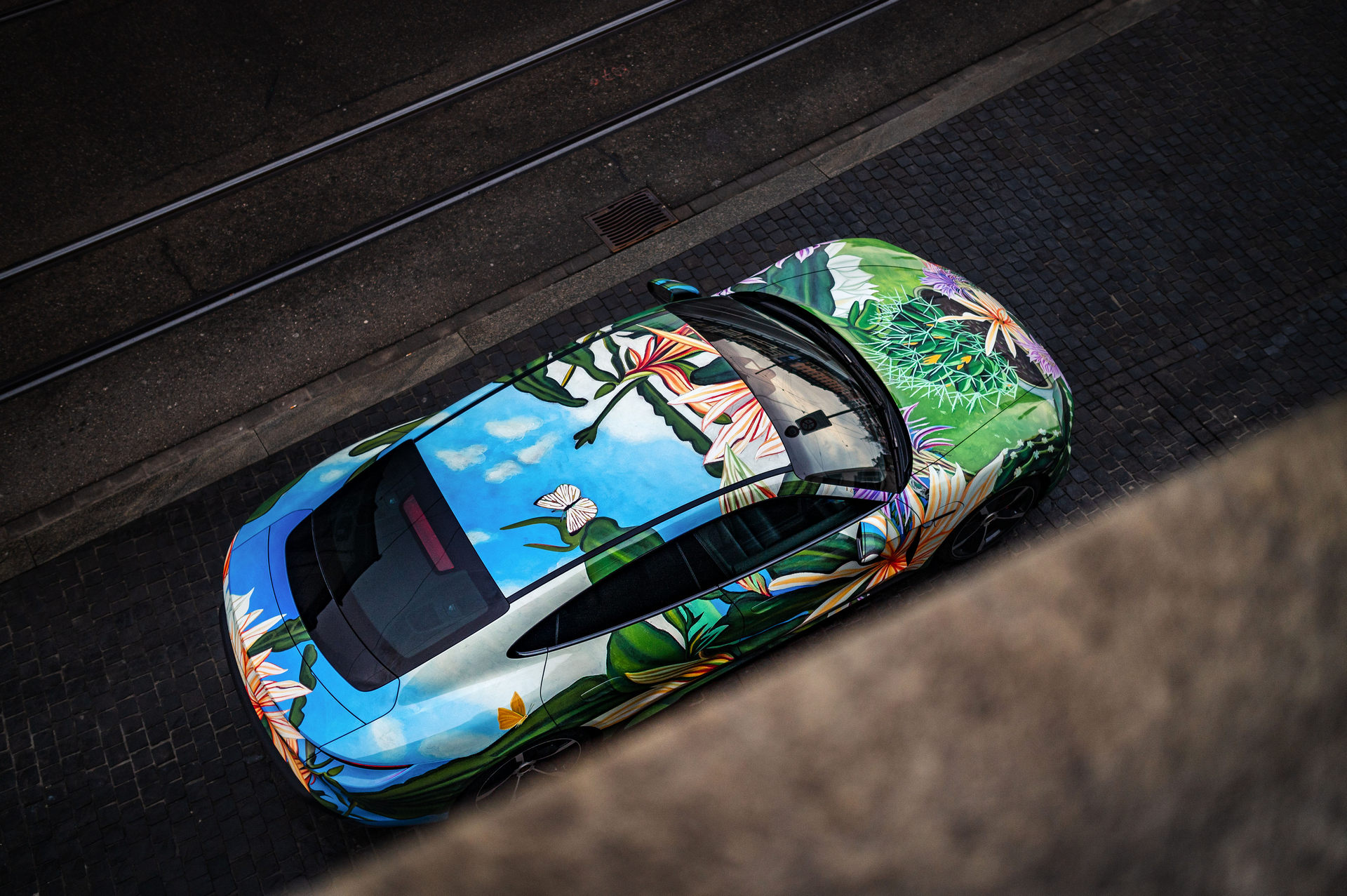 Porsche Taycan 4S Art Car Heading To Auction Next Month