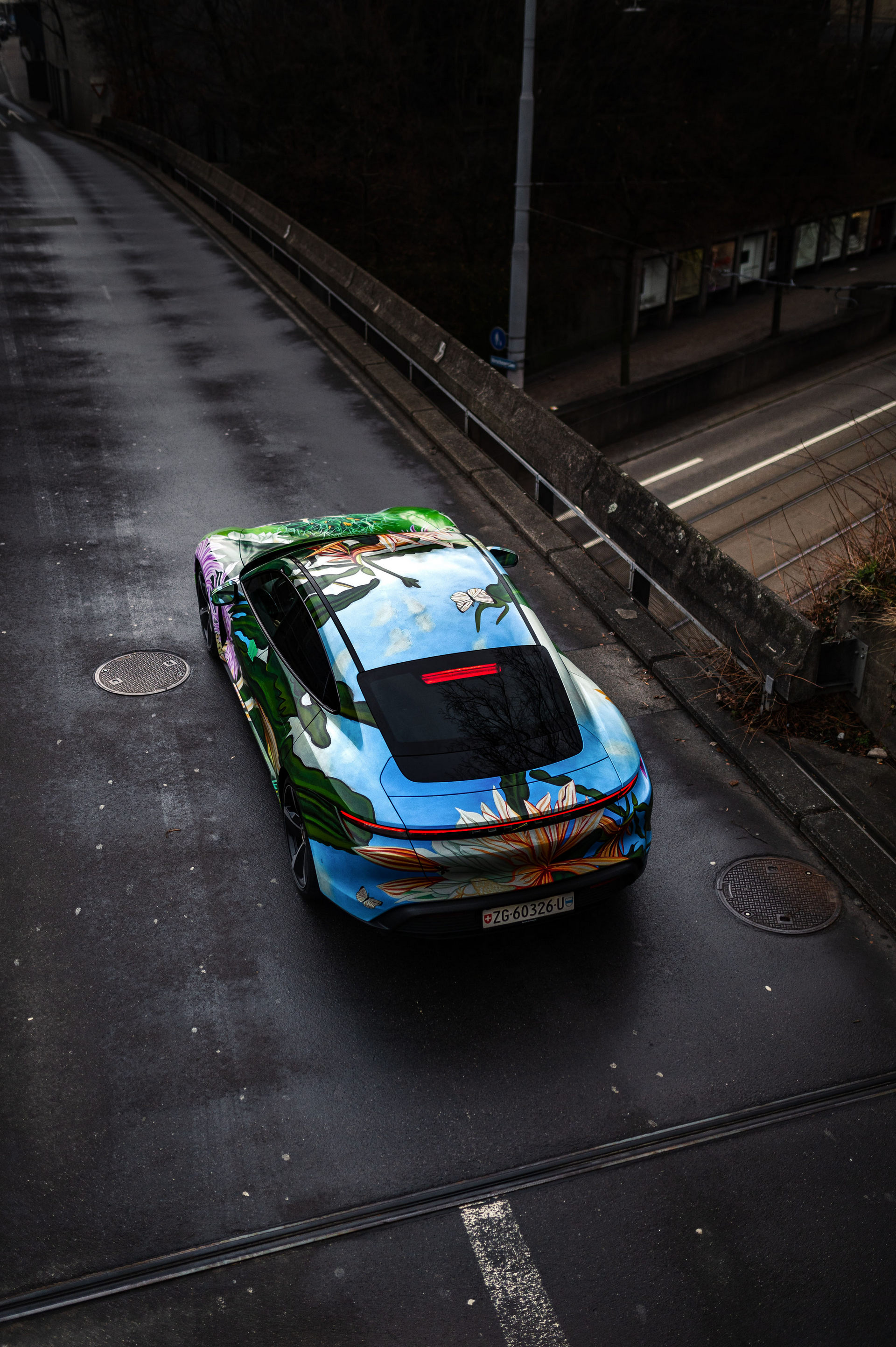 Porsche Taycan 4S Art Car Heading To Auction Next Month