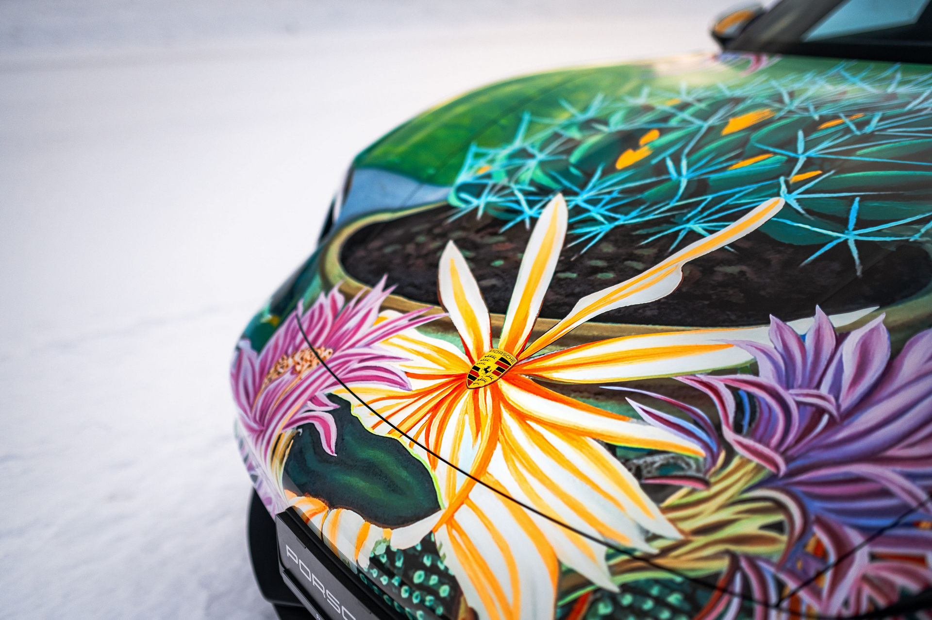 Porsche Taycan 4S Art Car Heading To Auction Next Month